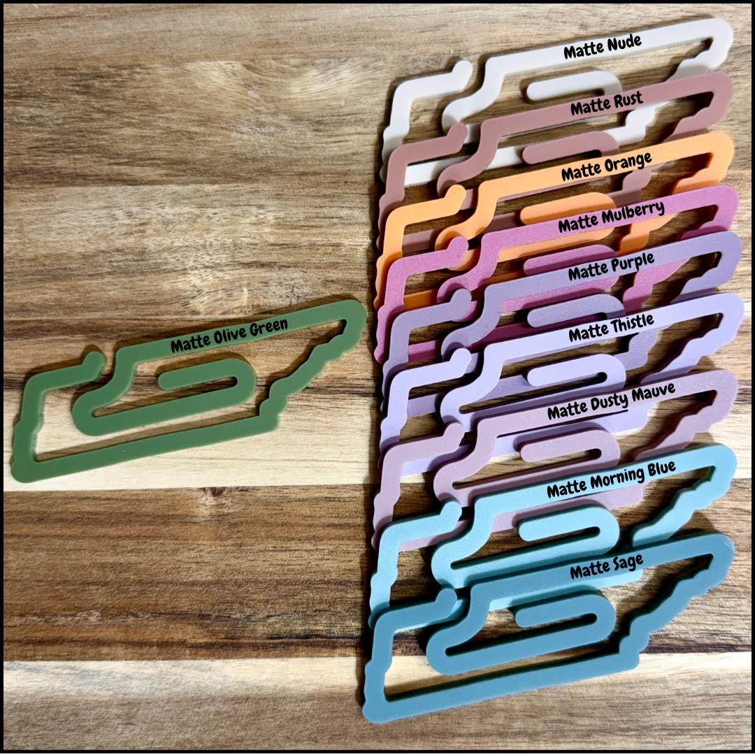 Jumbo Tennessee State Acrylic Bookmark view 3