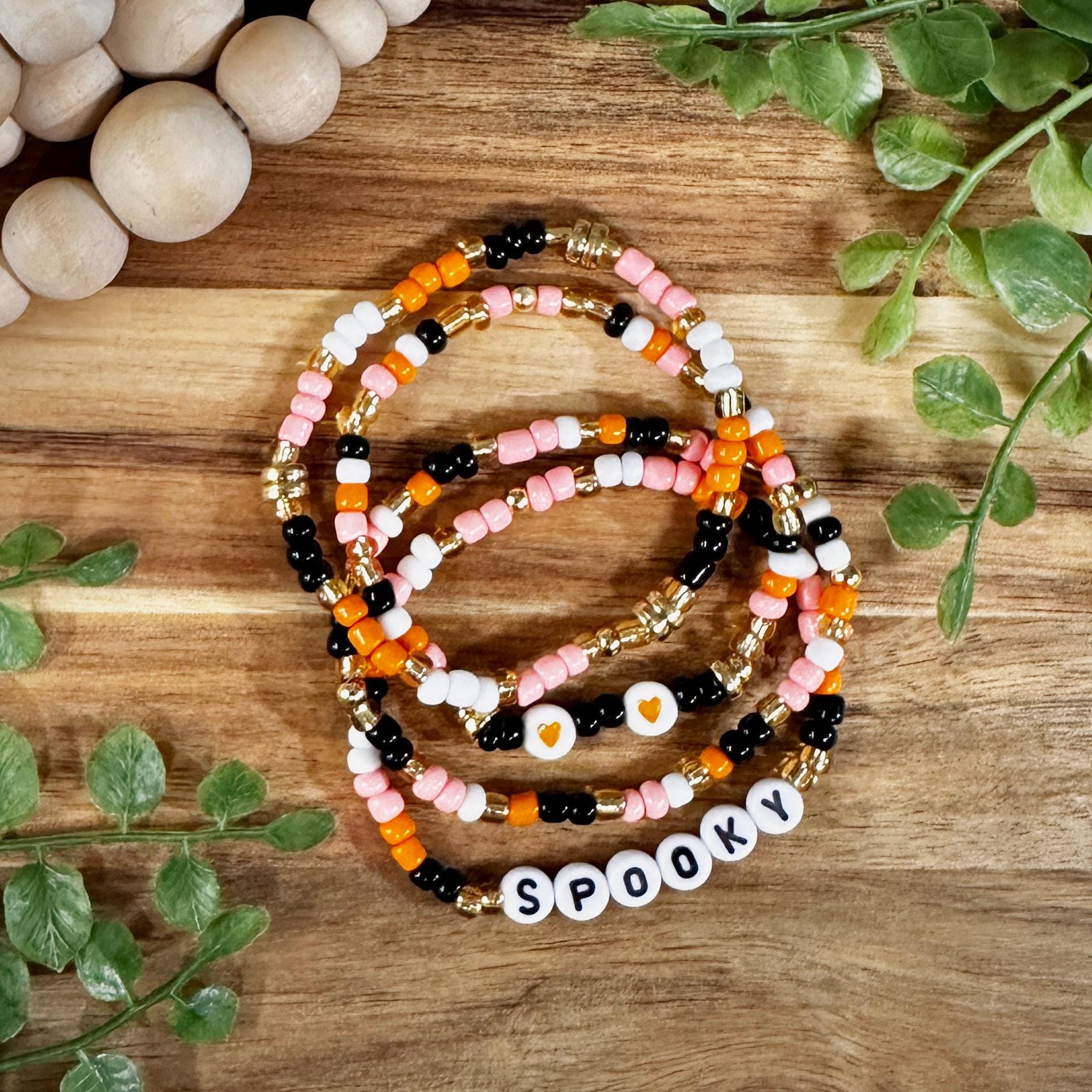 Halloween Bracelet Stack | Halloween Bracelets | Friendsh...