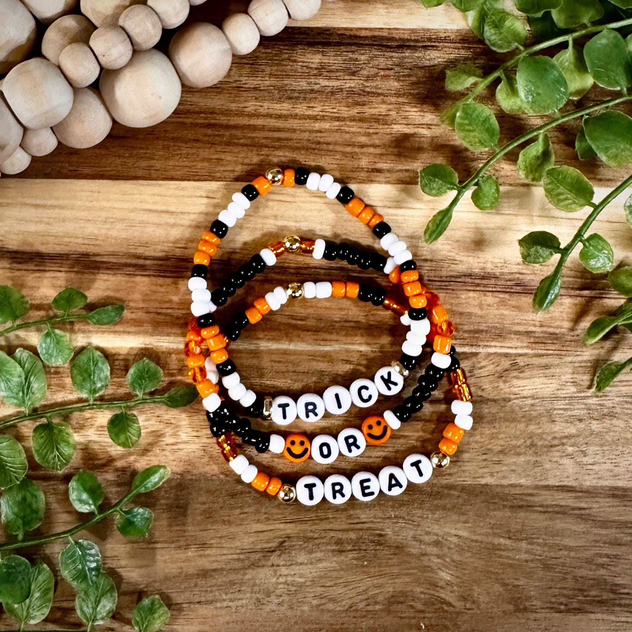 Halloween Bracelet Stack | Halloween Bracelets | Friendsh...