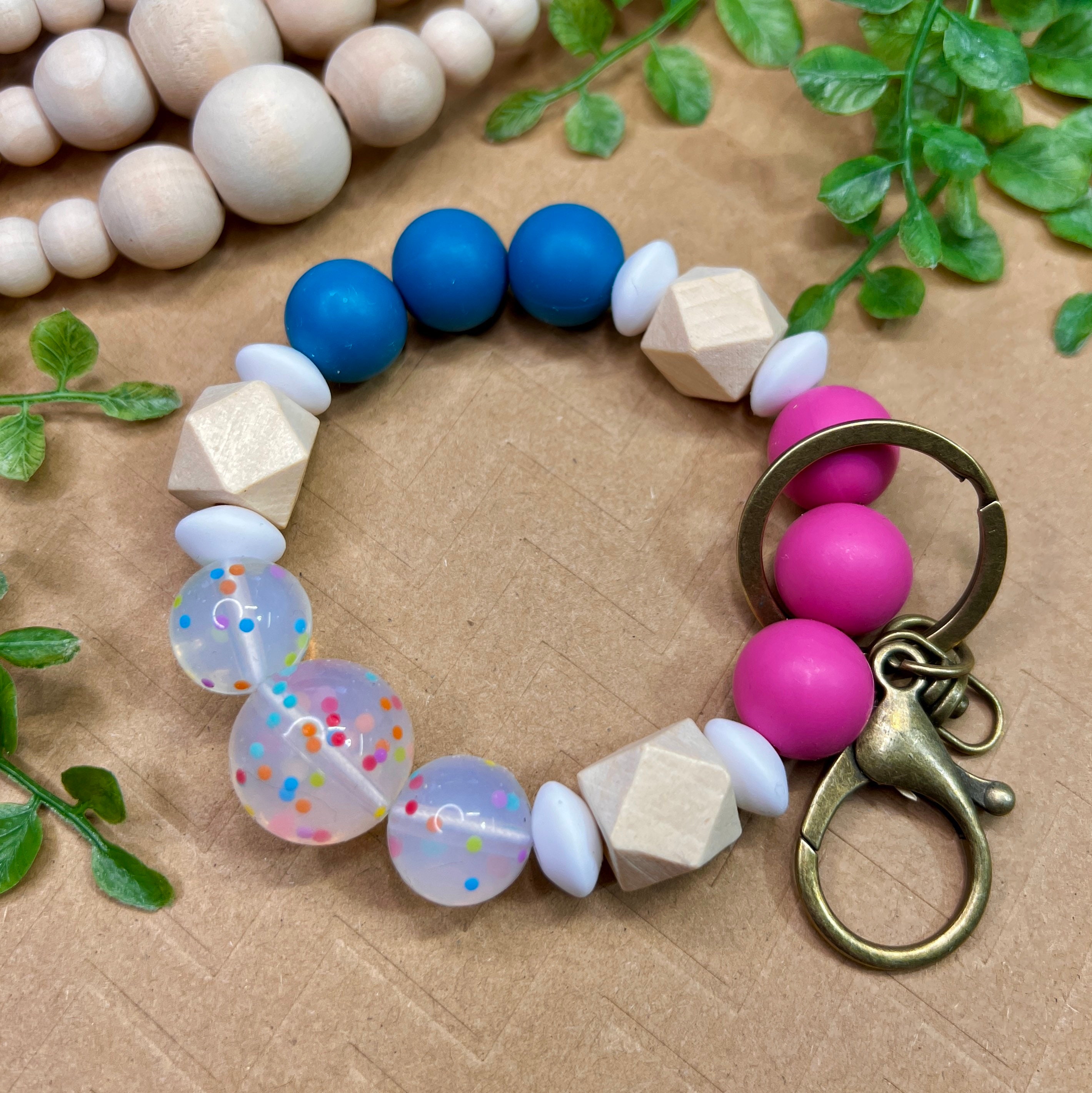 Bead Wristlet | Beaded Wristlet | Wristlet | Silicone Bea...