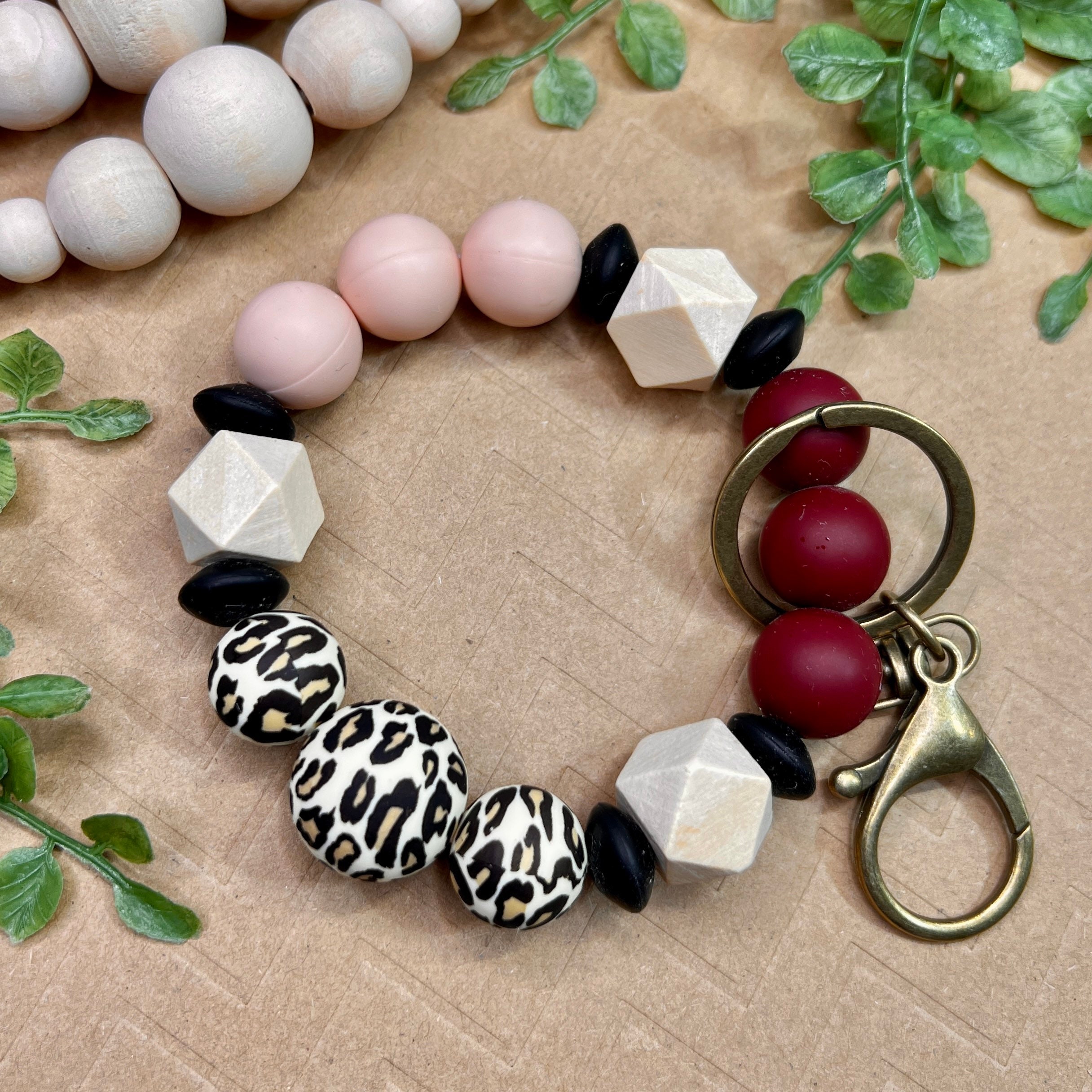 Bead Wristlet | Beaded Wristlet | Wristlet | Silicone Bea...