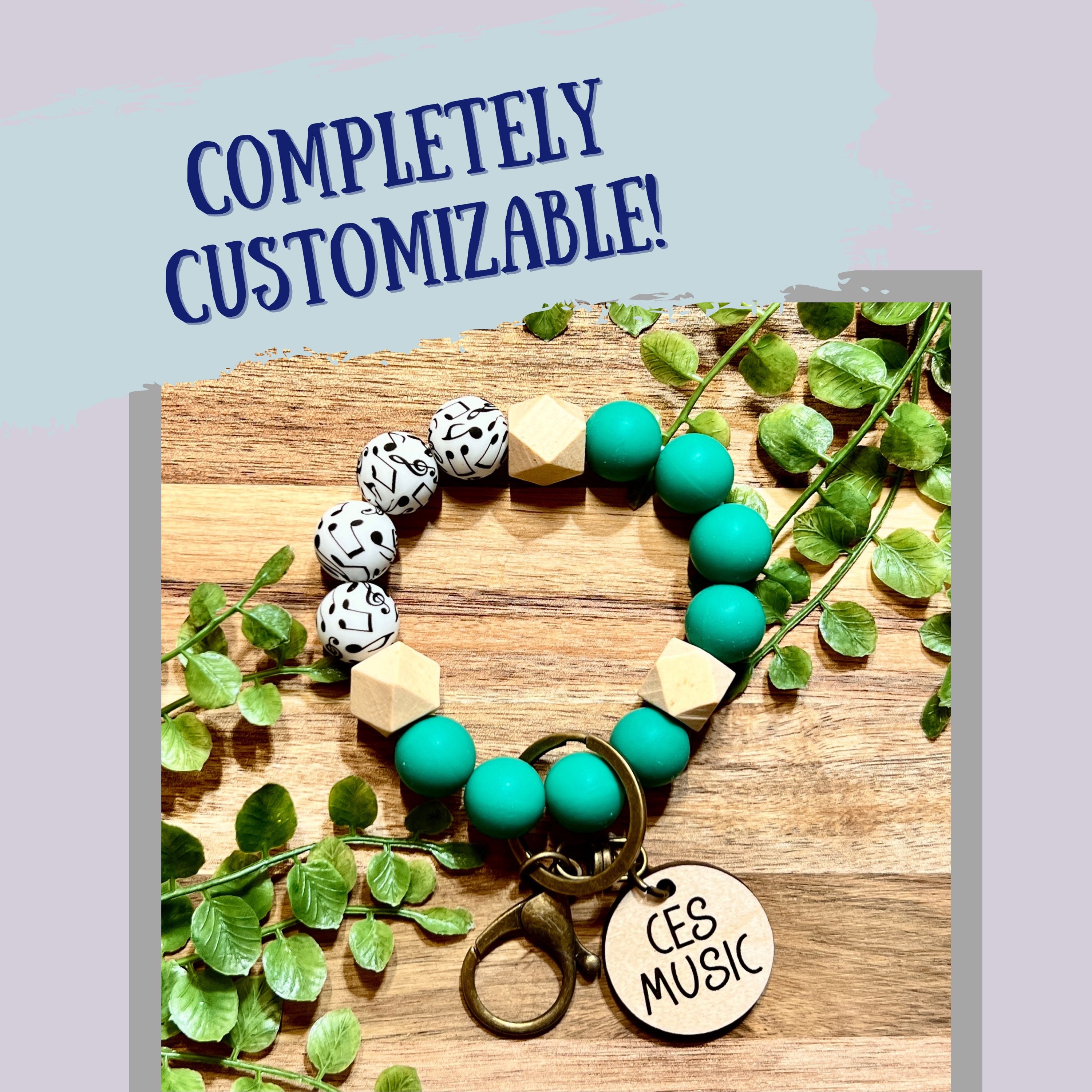 Bead Wristlet | Beaded Wristlet | Wristlet | Silicone Bea...