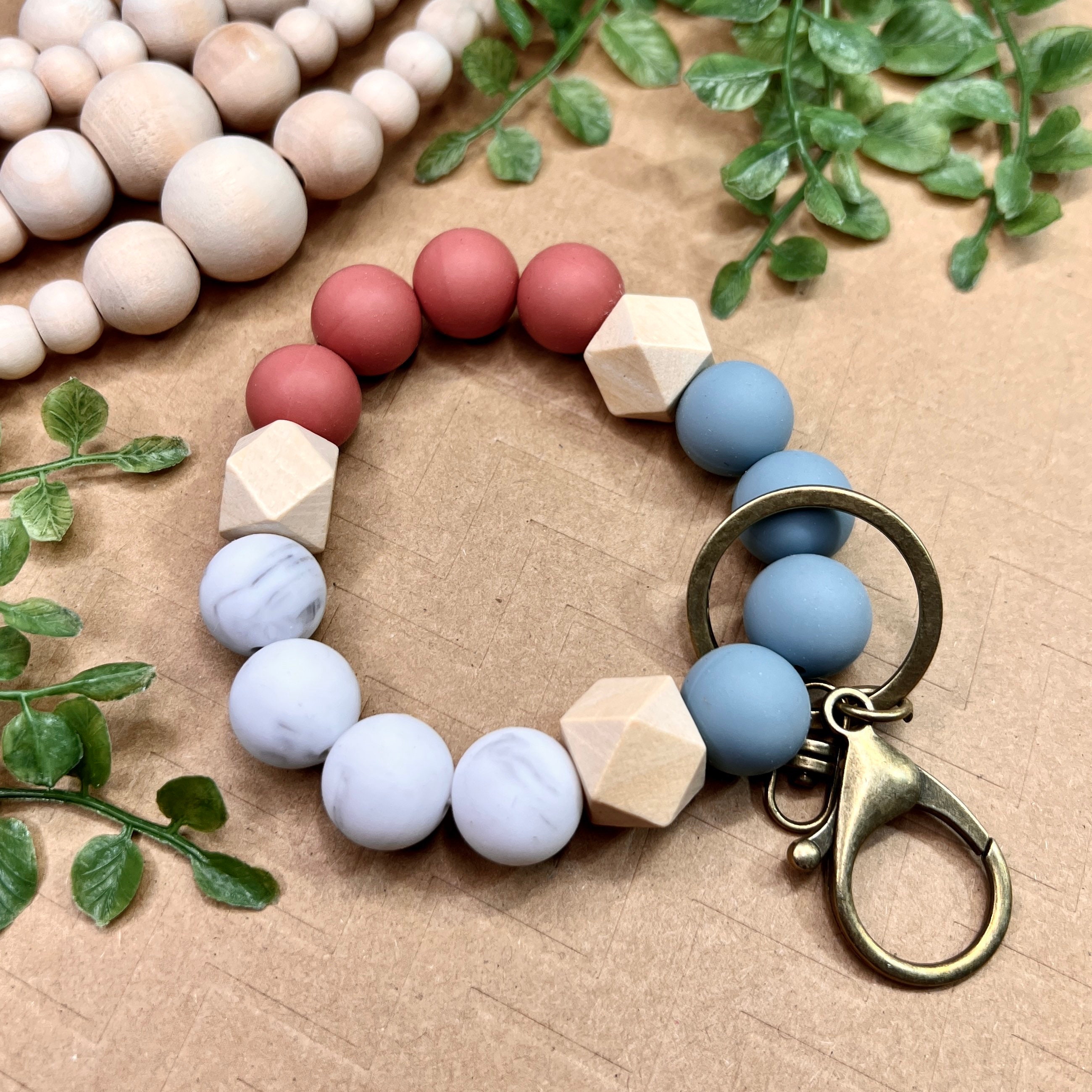 Bead Wristlet | Beaded Wristlet | Wristlet | Silicone Bea...