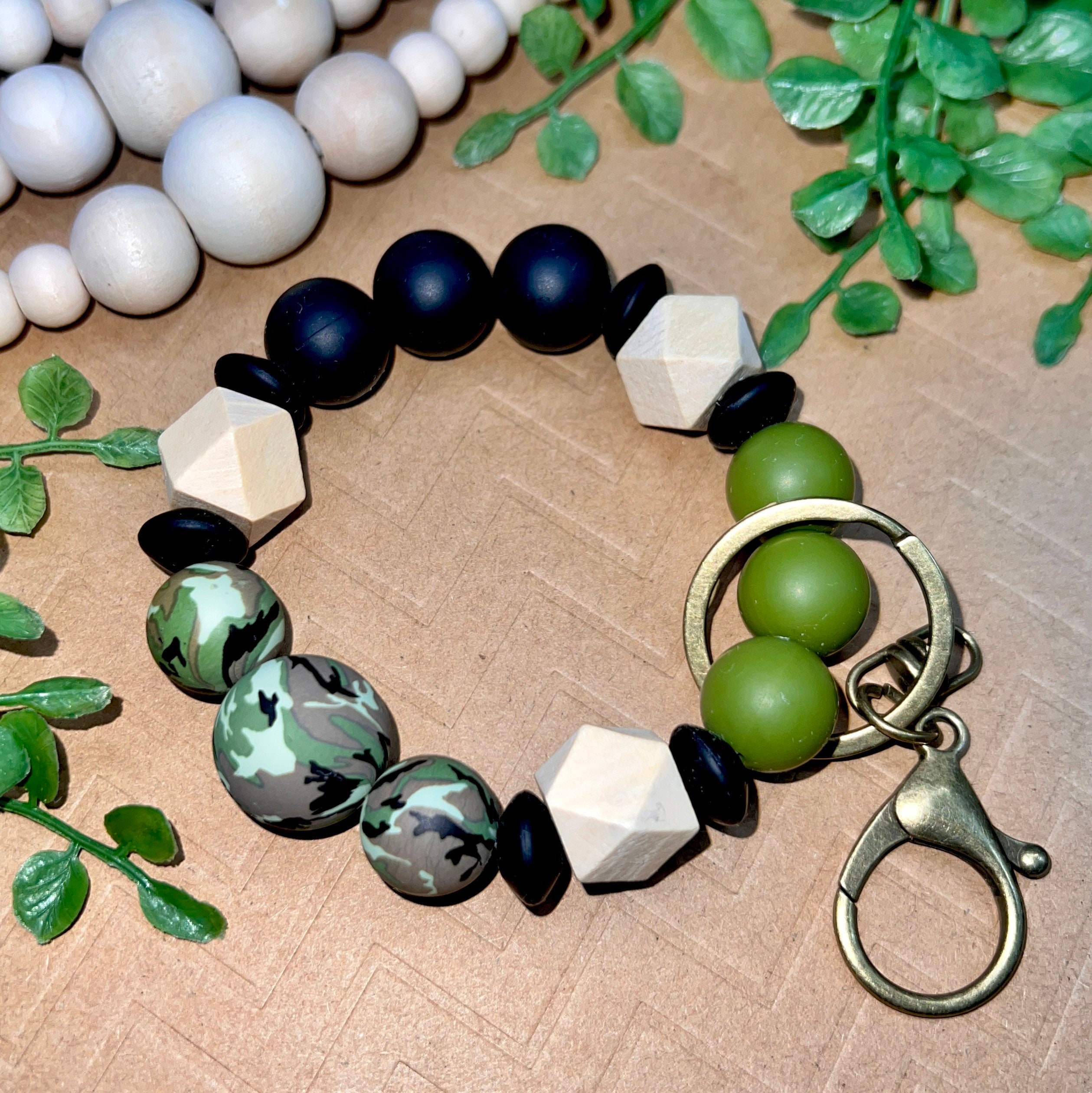 Bead Wristlet | Beaded Wristlet | Wristlet | Silicone Bea...