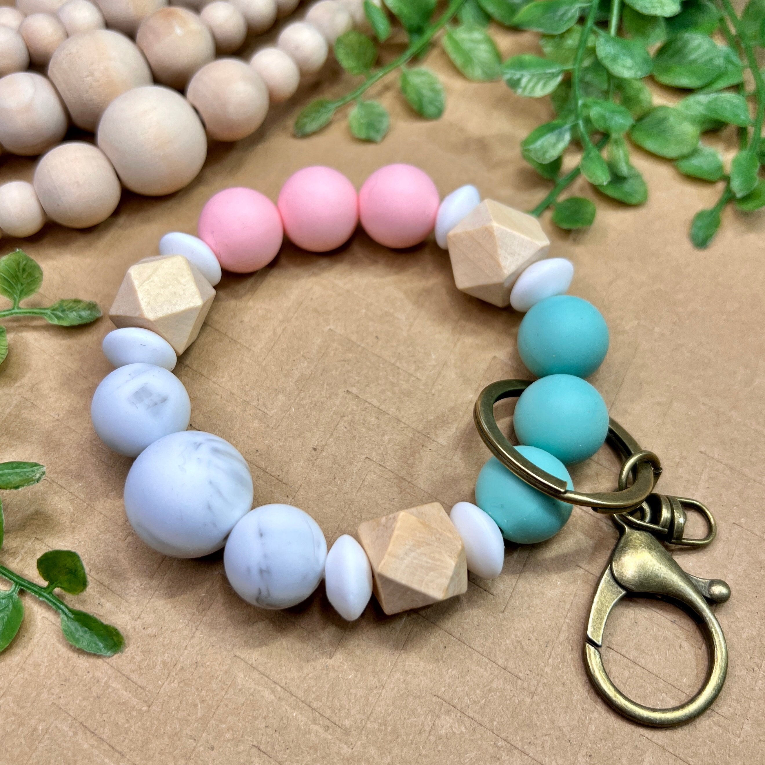 Bead Wristlet | Beaded Wristlet | Wristlet | Silicone Bea...