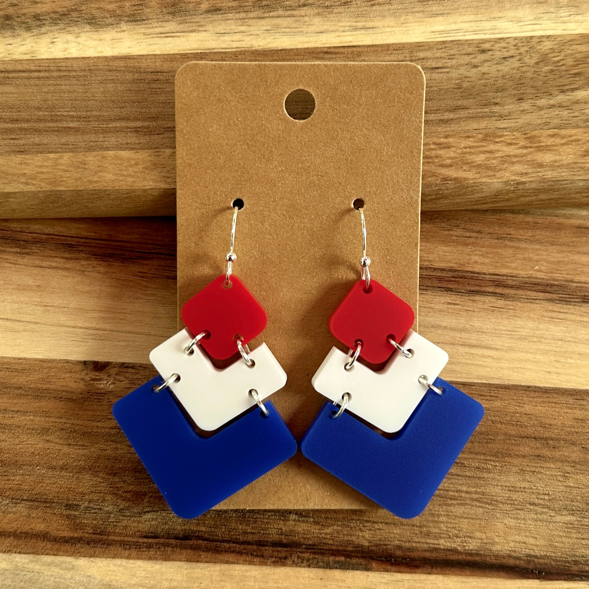 4th of July Earrings view 3
