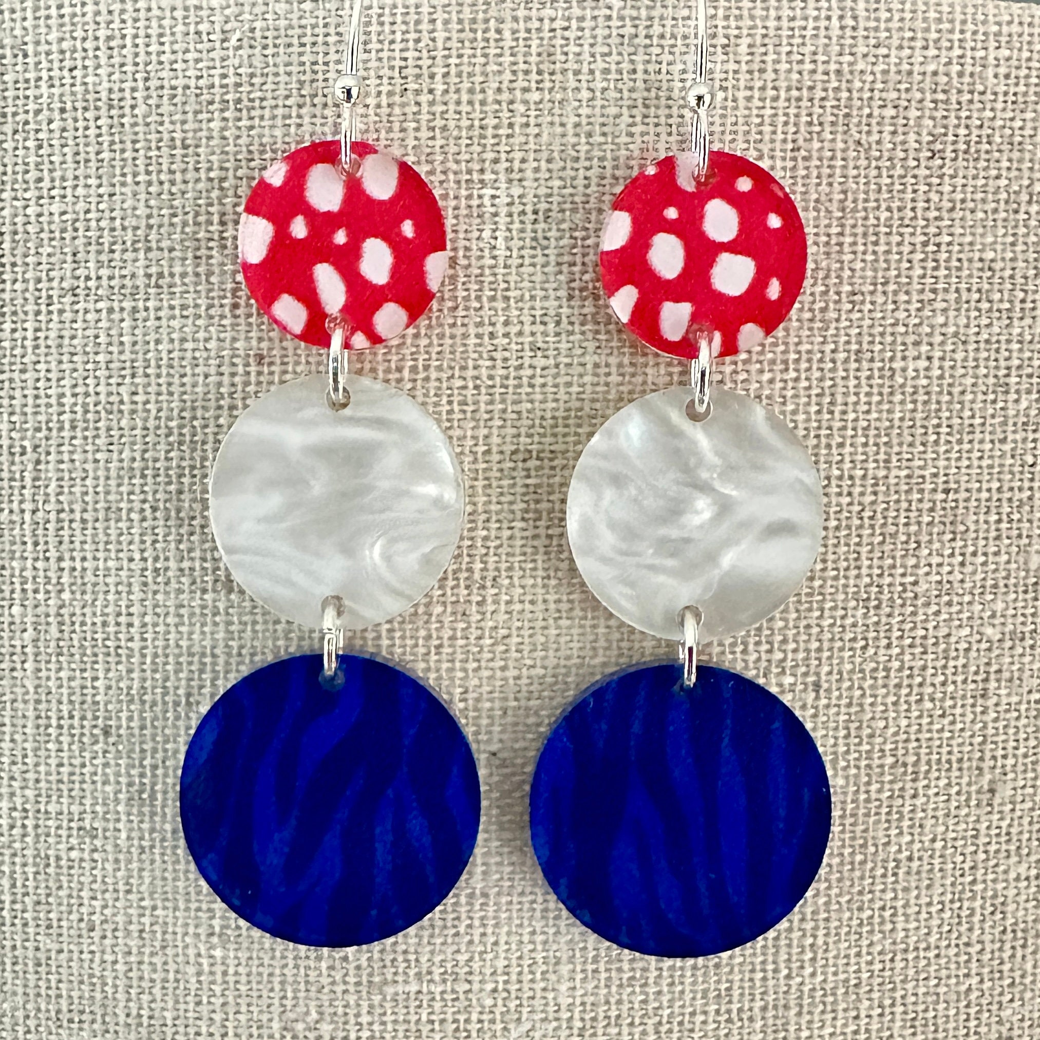 4th of July Earrings view 2