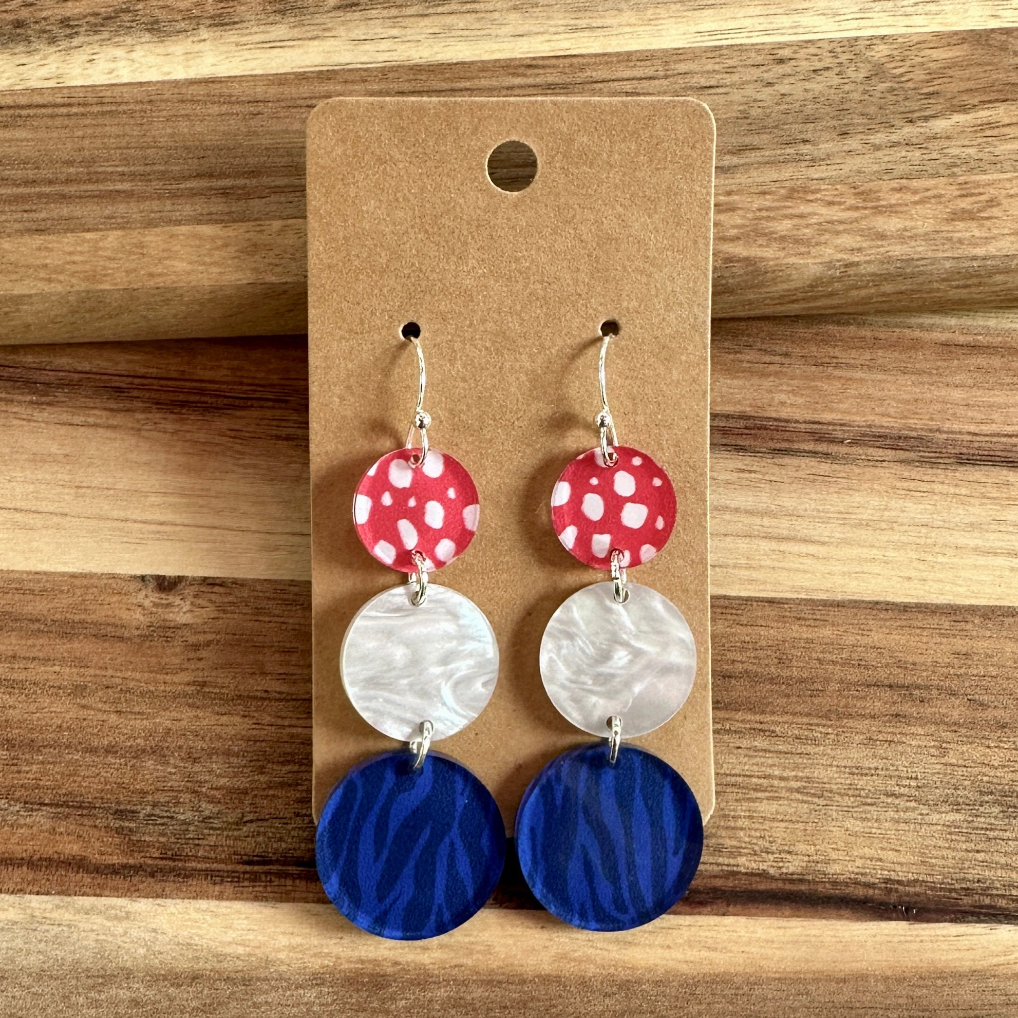 4th of July Earrings view 3