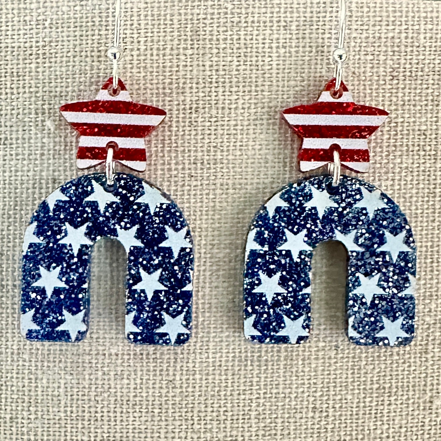 4th of July Earrings view 2