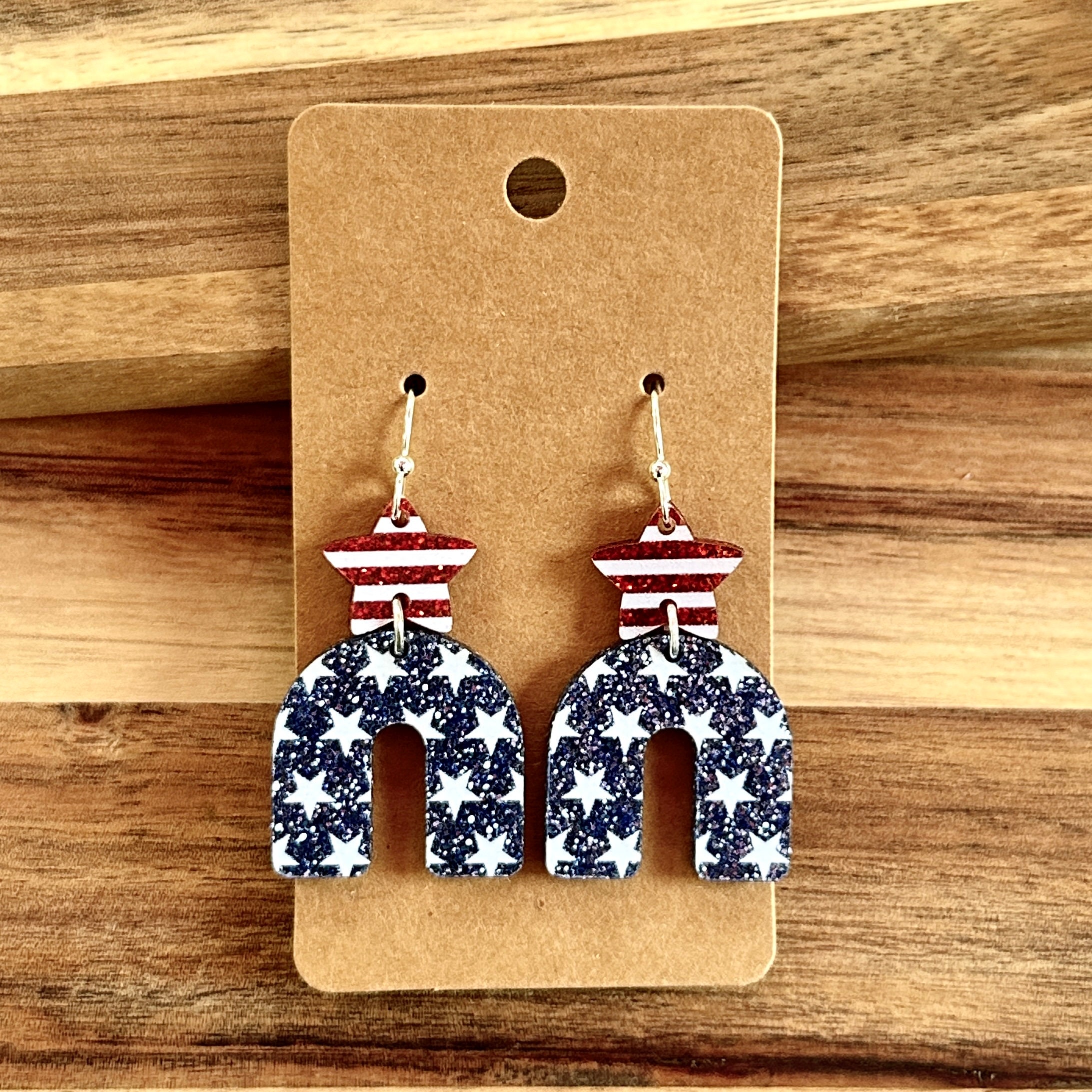 4th of July Earrings view 3