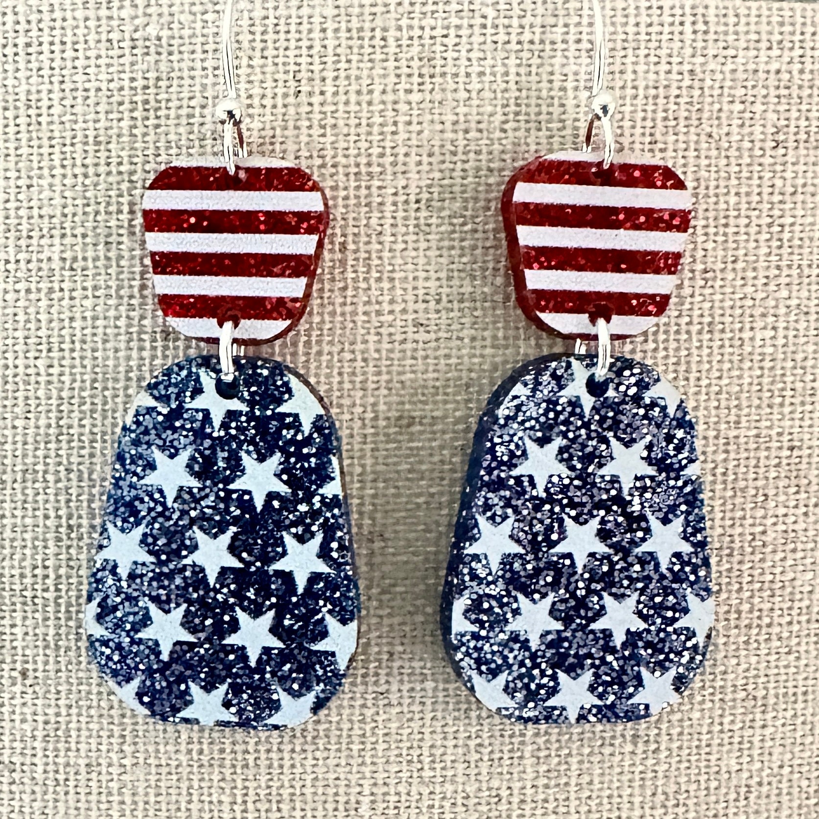 4th of July Earrings view 2
