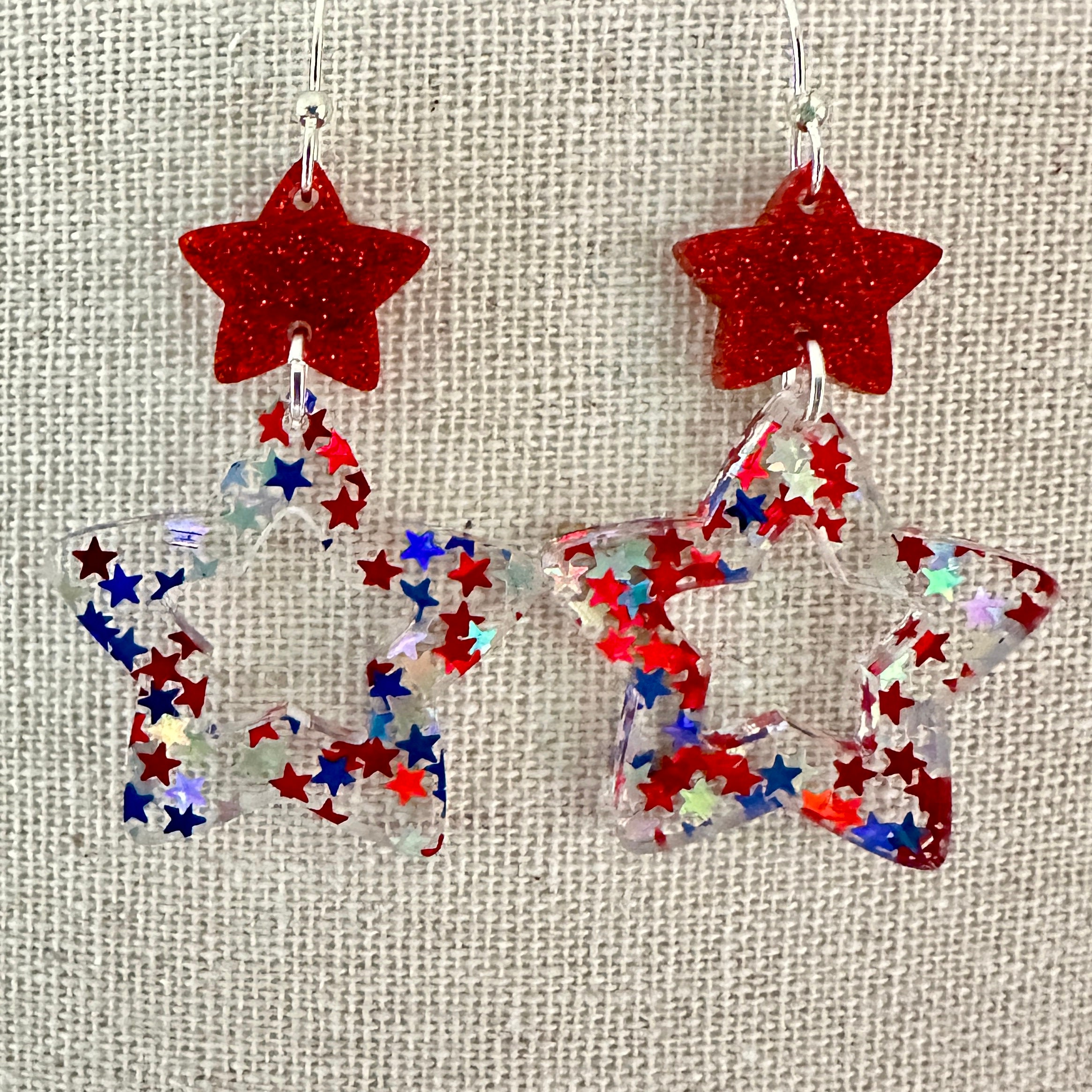4th of July Earrings view 2
