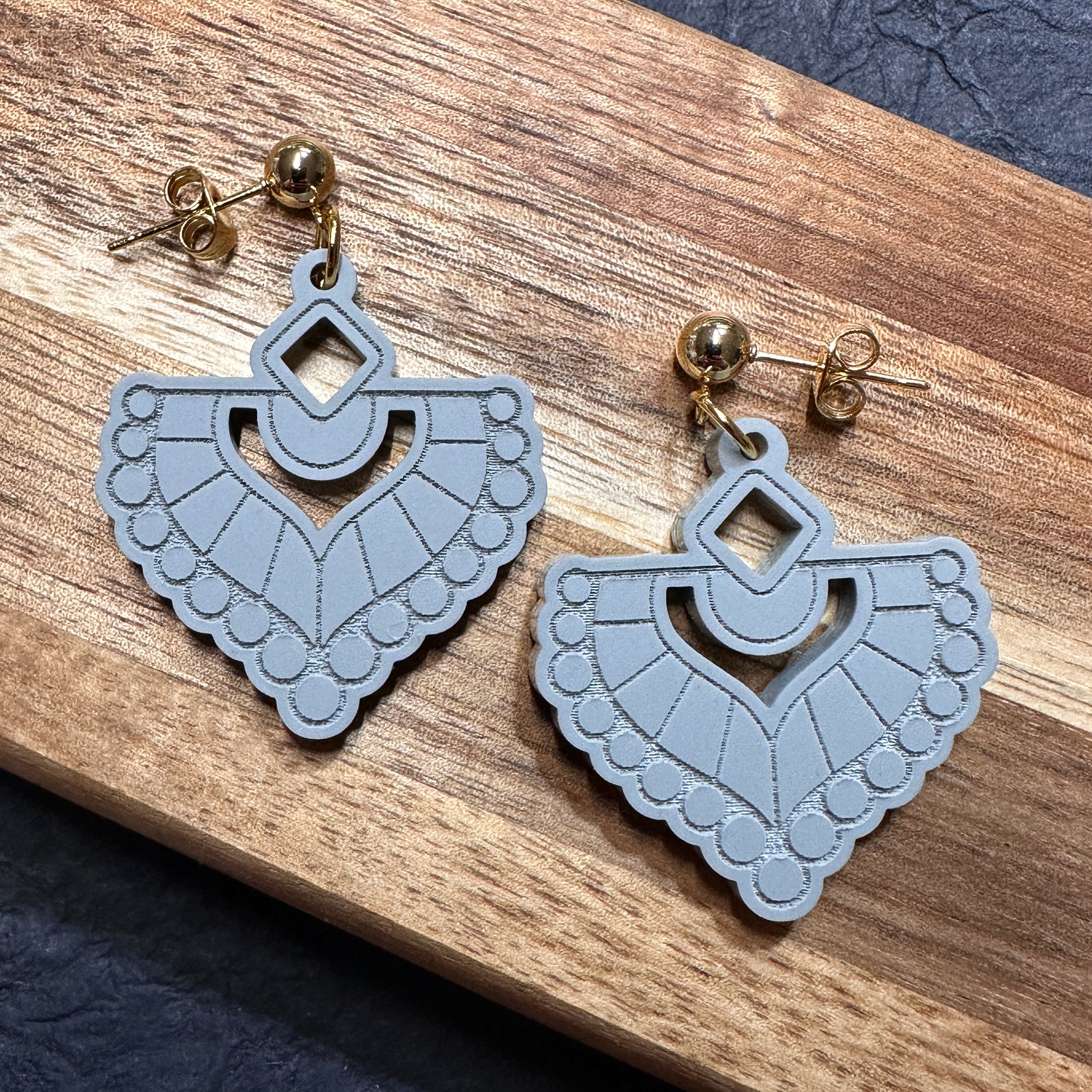 Acrylic Earrings view 2