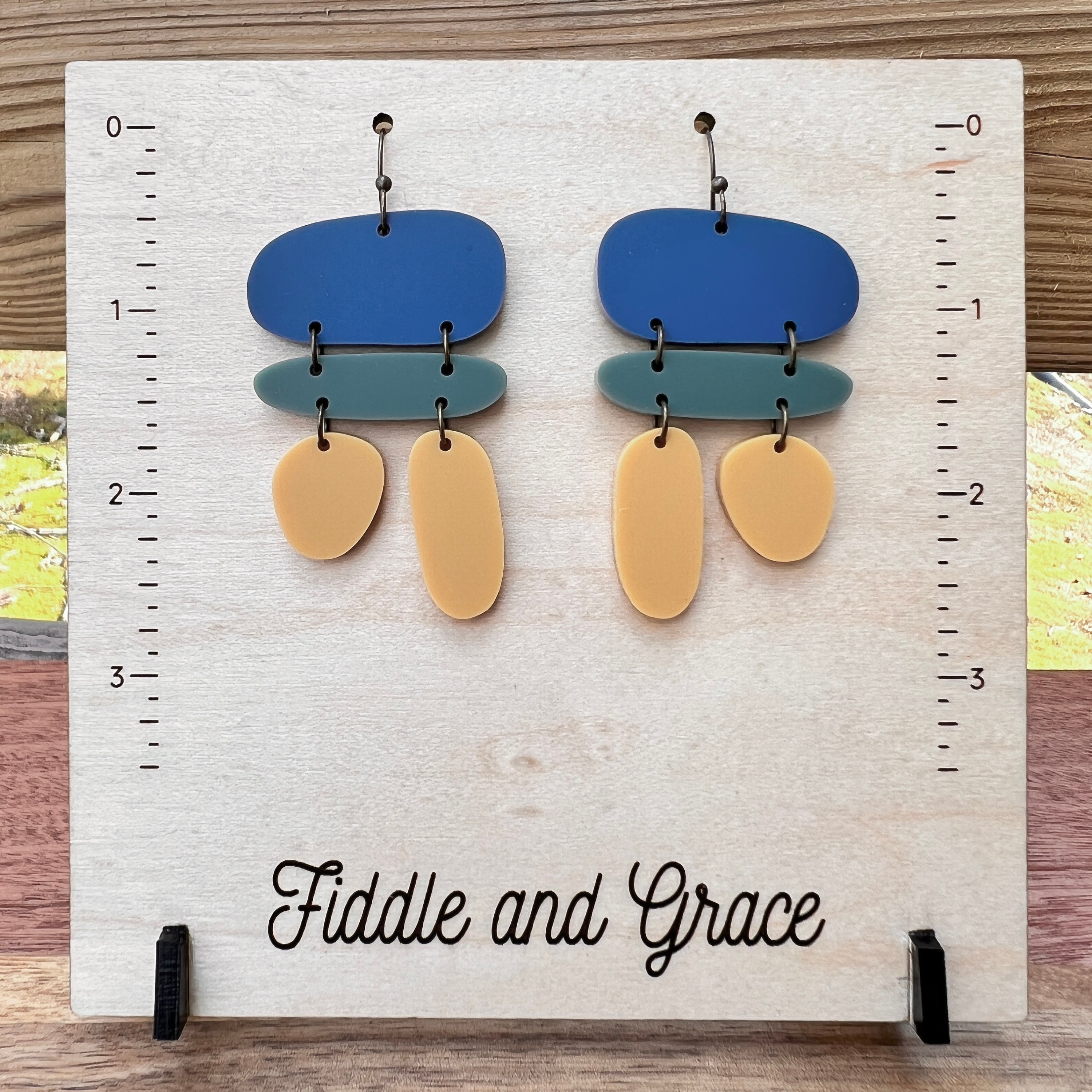 Acrylic Earrings view 2