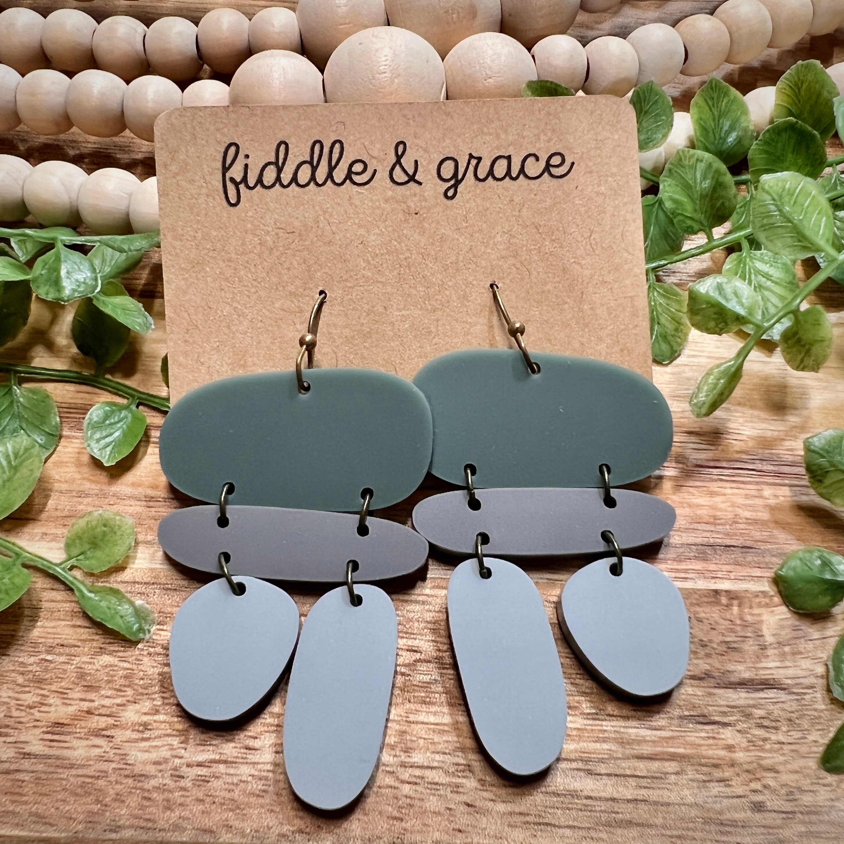 Earrings | Acrylic Earrings | BOHO Earrings | Dangle Earr...