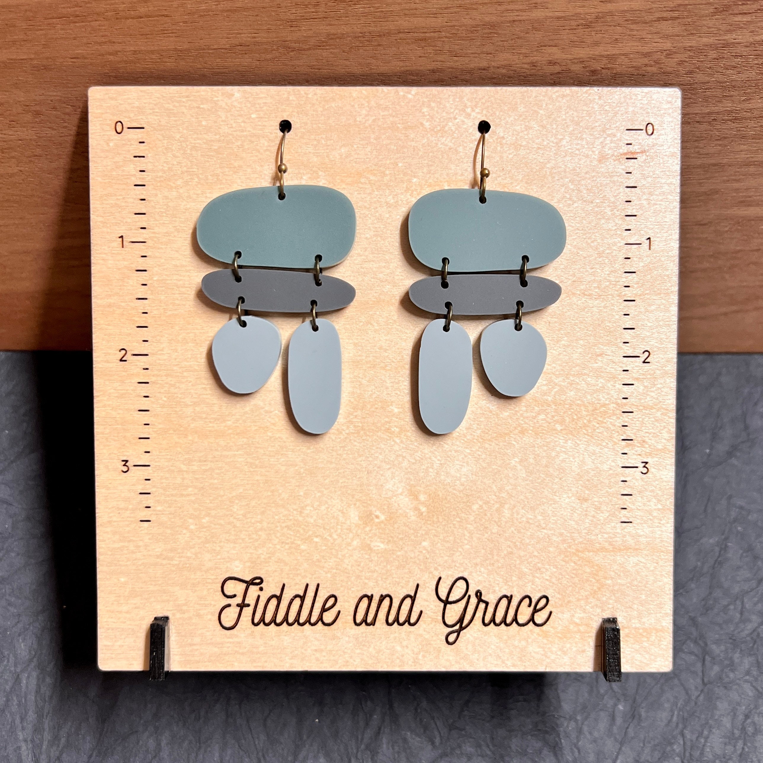 Acrylic Earrings view 2