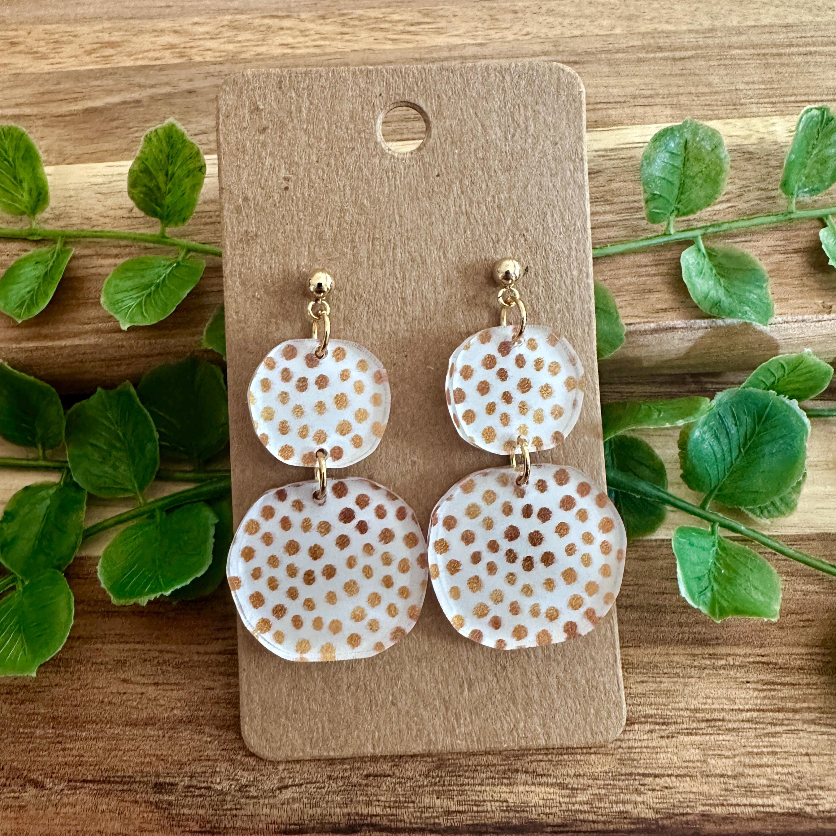 Earrings | Acrylic Earrings | Dangle Earrings | BOHO Earr...