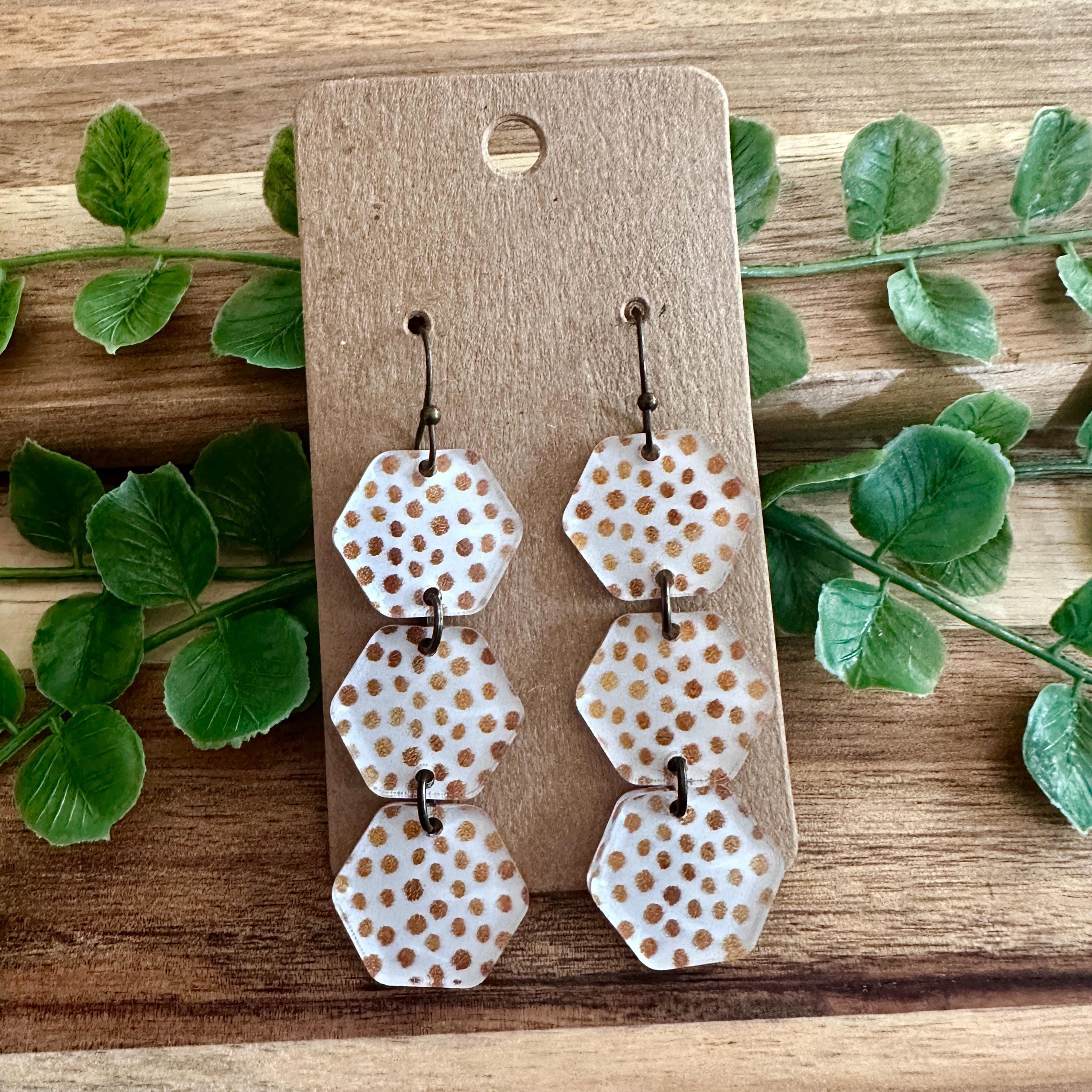 Earrings | Acrylic Earrings | Acrylic Jewelry | BOHO Earr...