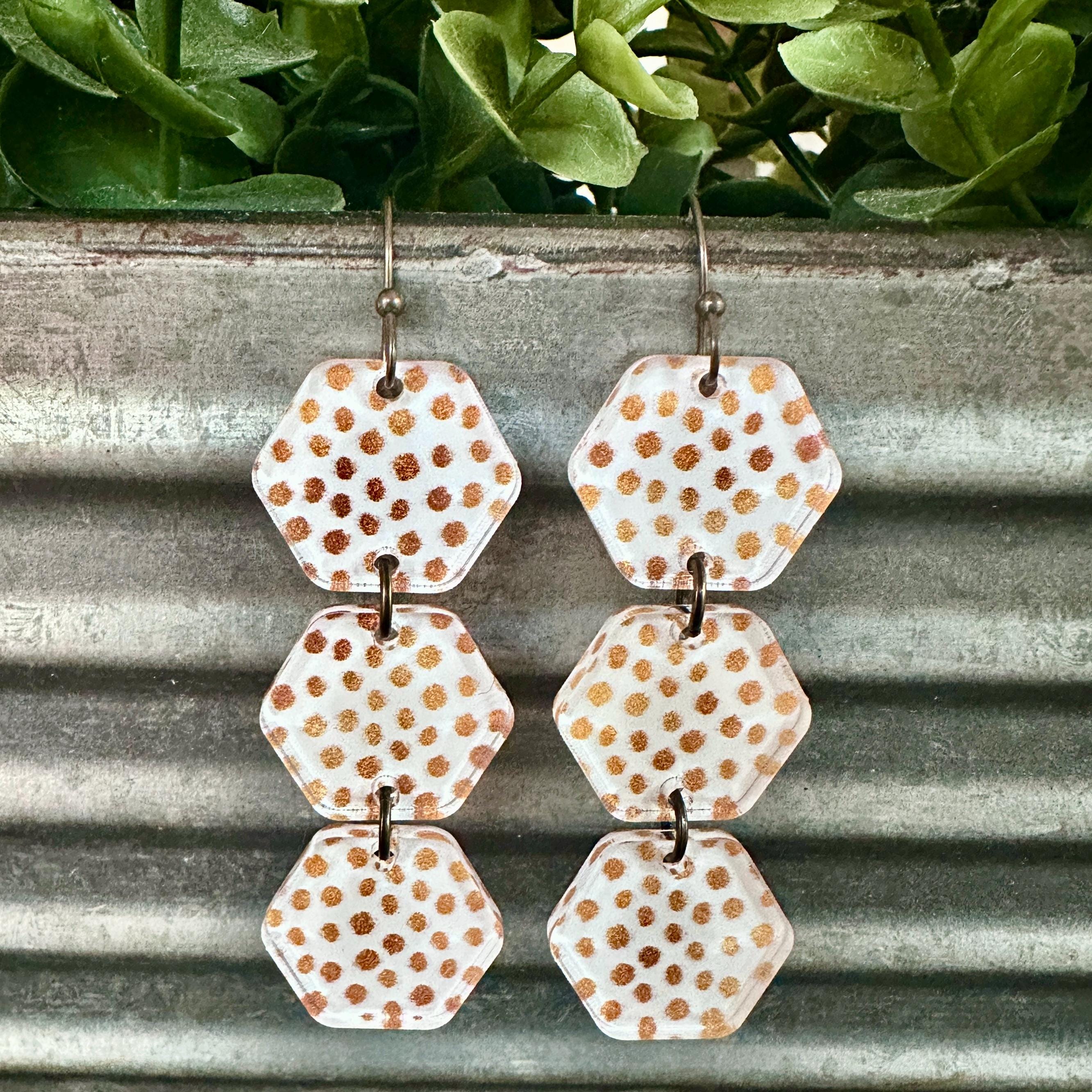 Acrylic Earrings view 2