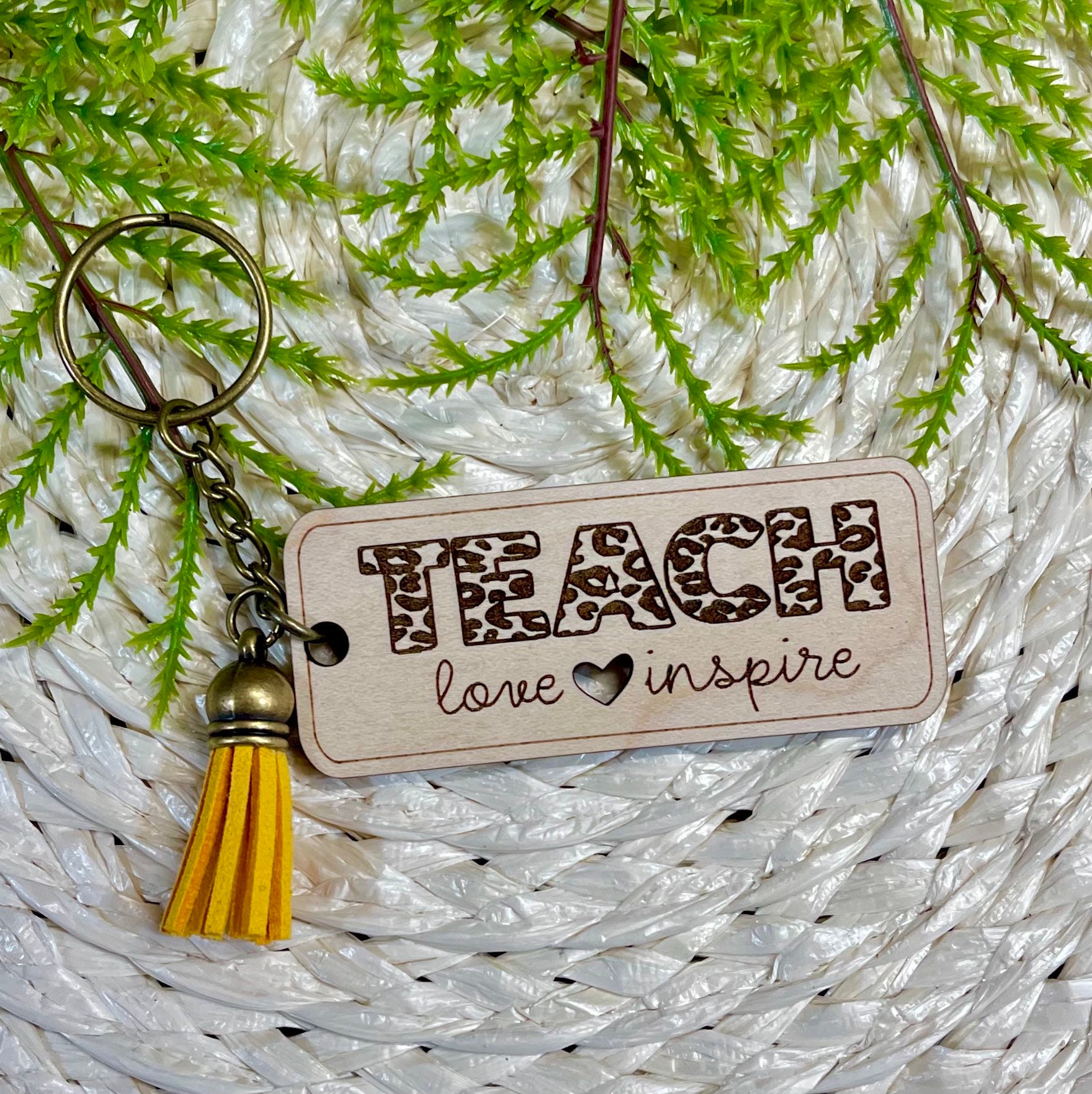 Teach Love Inspire | Teacher Keychain | Teach Love Inspir...