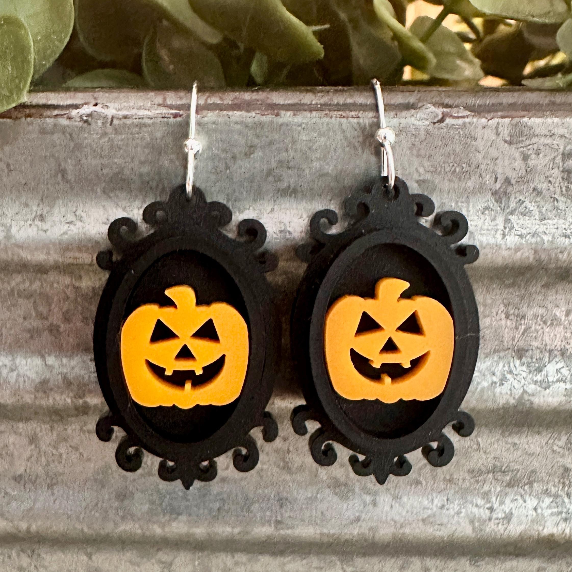 Halloween Earrings | Earrings | Halloween | Pumpkin Earri...