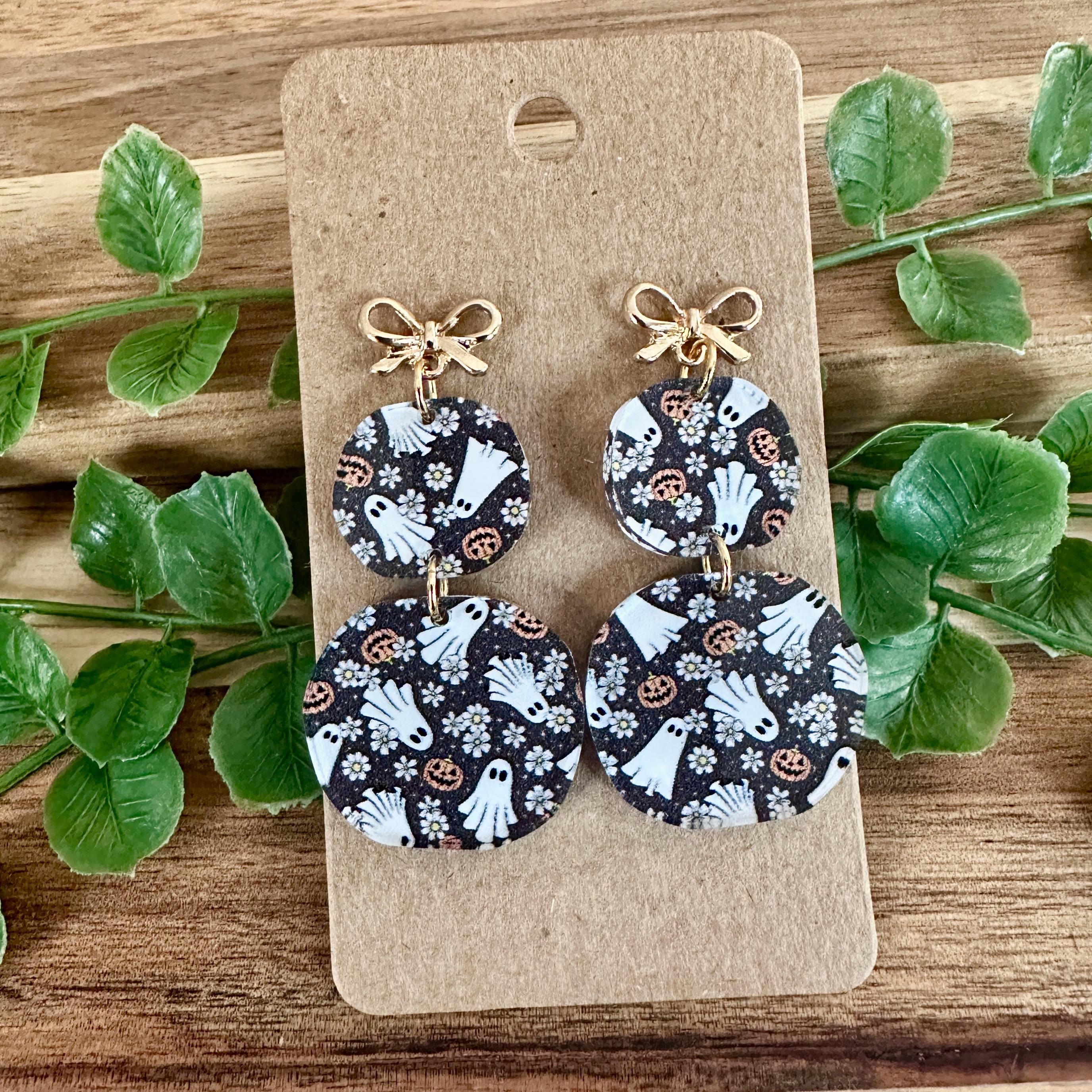 Ghost Earrings | Halloween Earrings | Ghosts | Ghost Jewe...