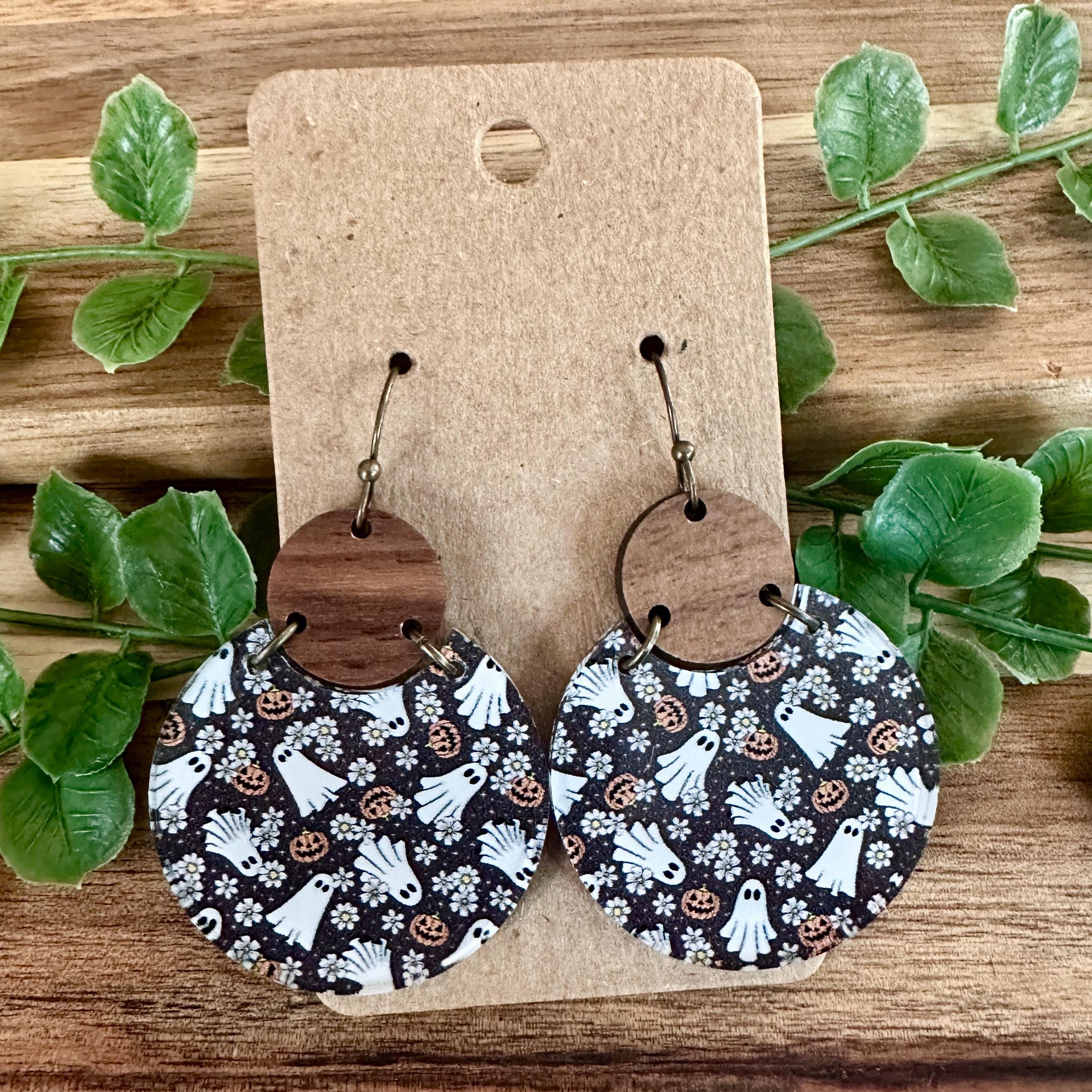 Ghost Earrings | Halloween Earrings | Ghosts | Ghost Jewe...