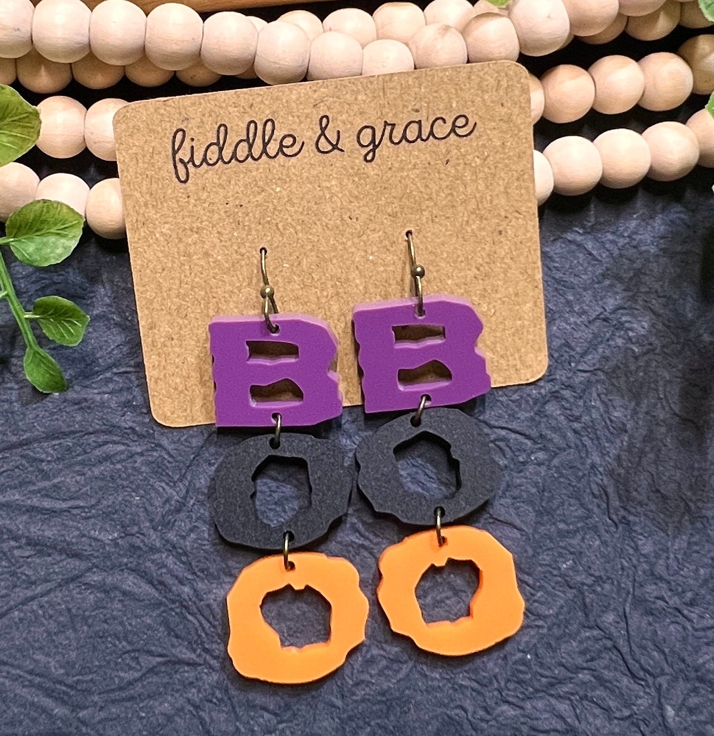 Halloween Earrings | Earrings | Halloween | BOO Earrings...