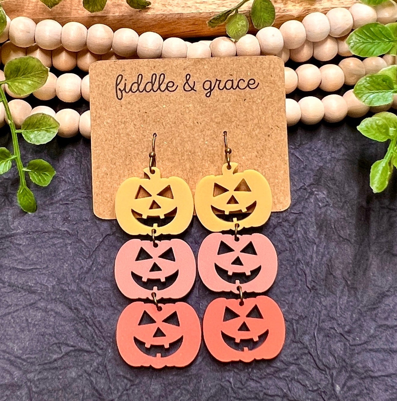 Halloween Earrings | Earrings | Pumkin Earrings | Fall Ea...