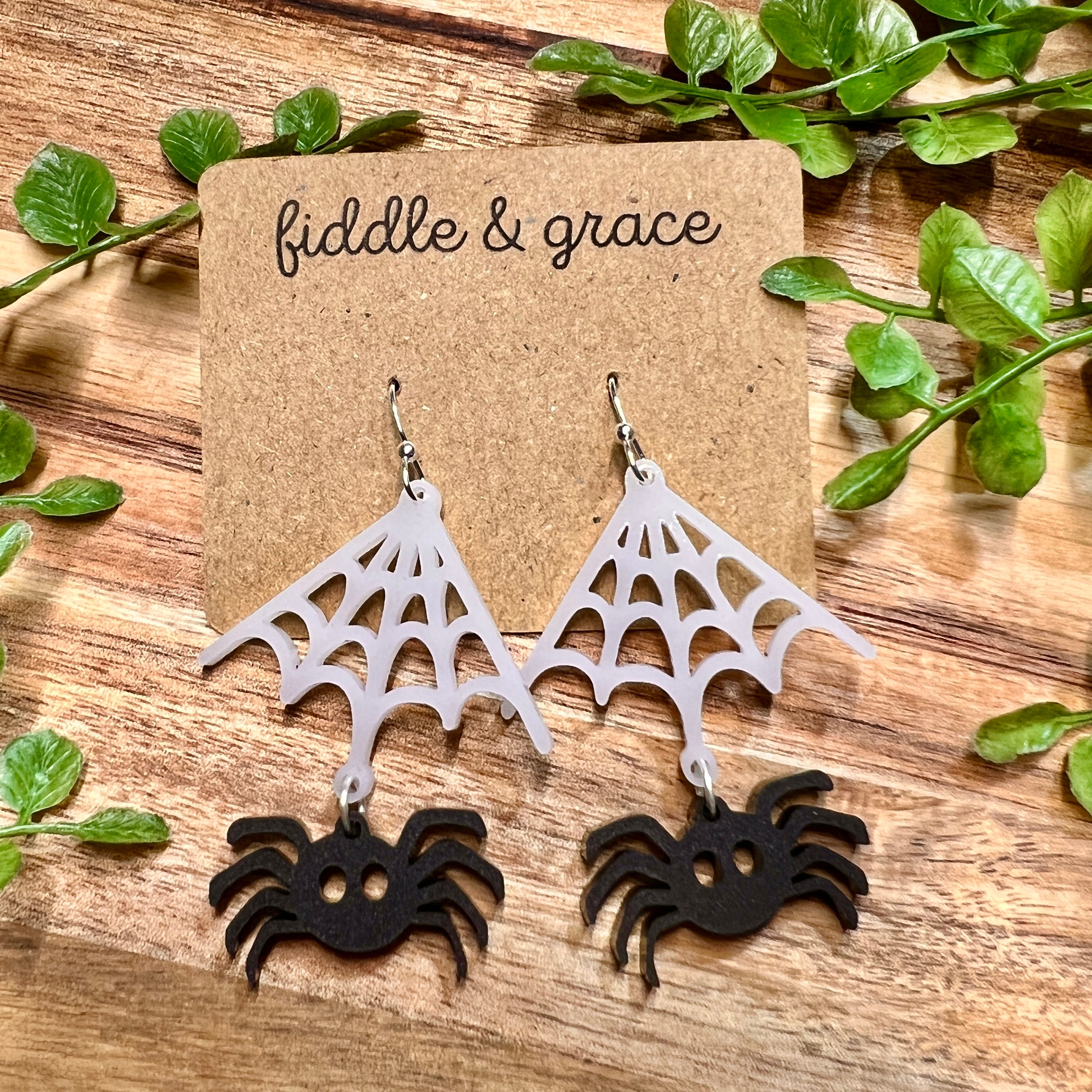 Halloween Earrings | Earrings | Halloween | Spider Earrin...