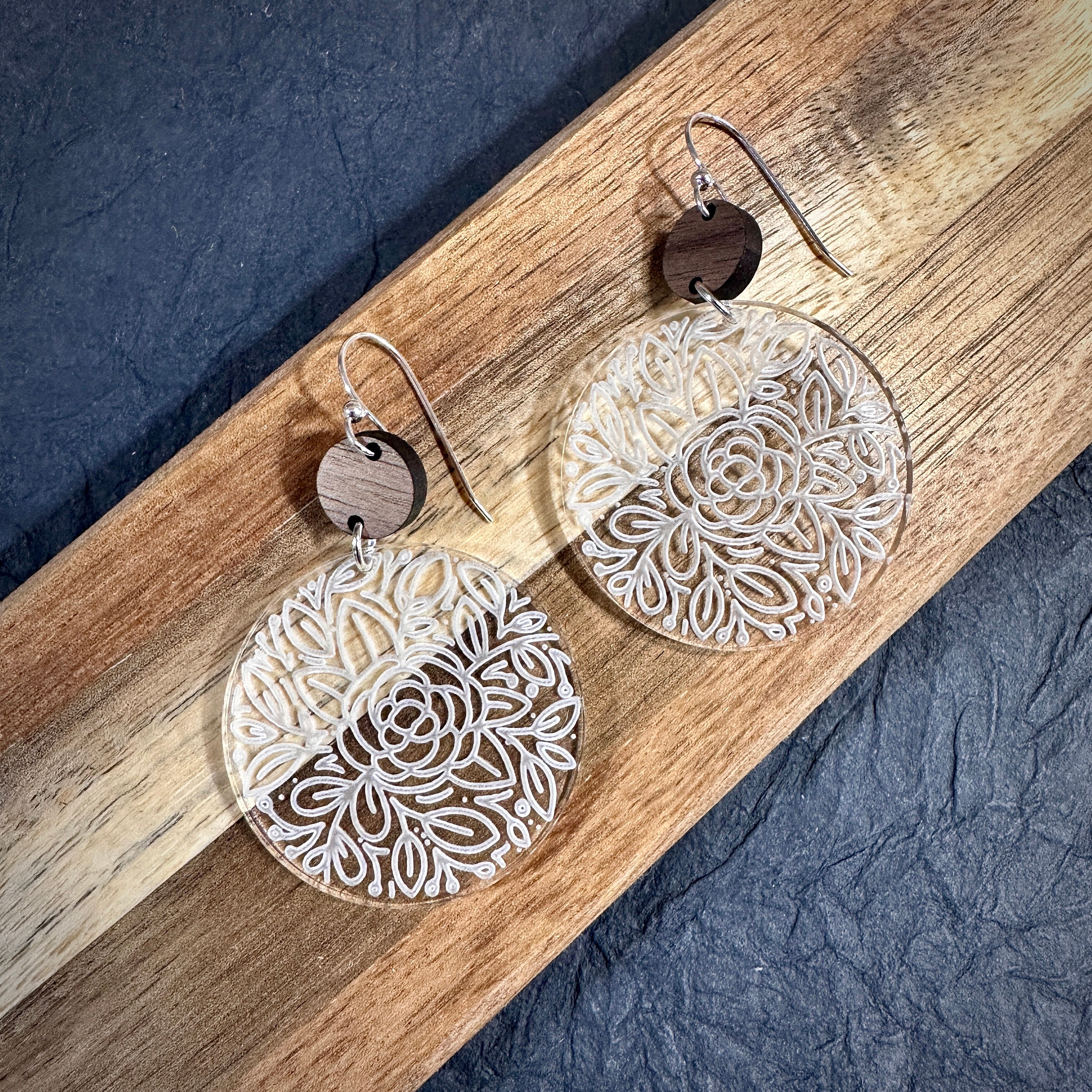 Acrylic Earrings view 2