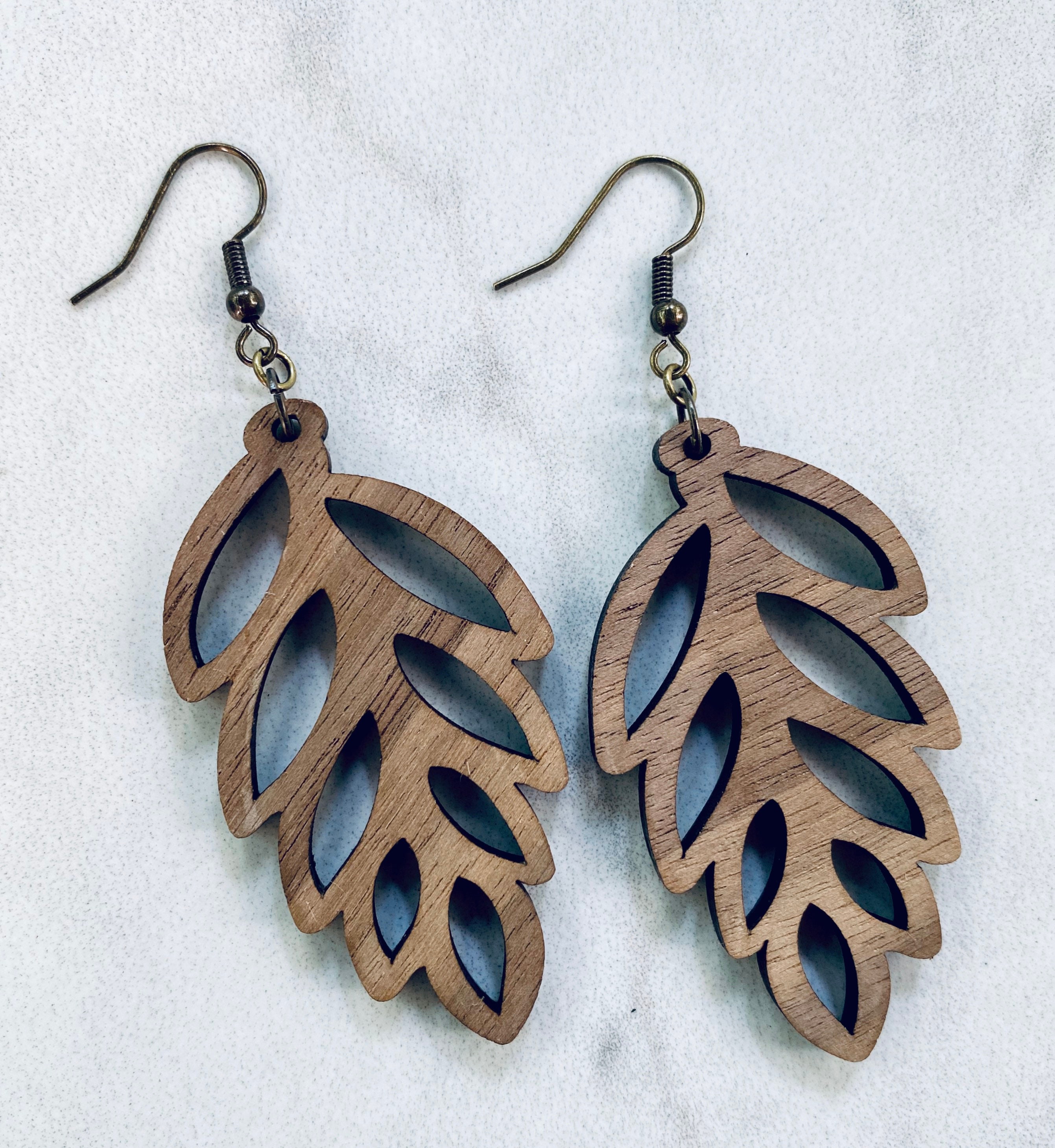 Leaf Earrings view 2