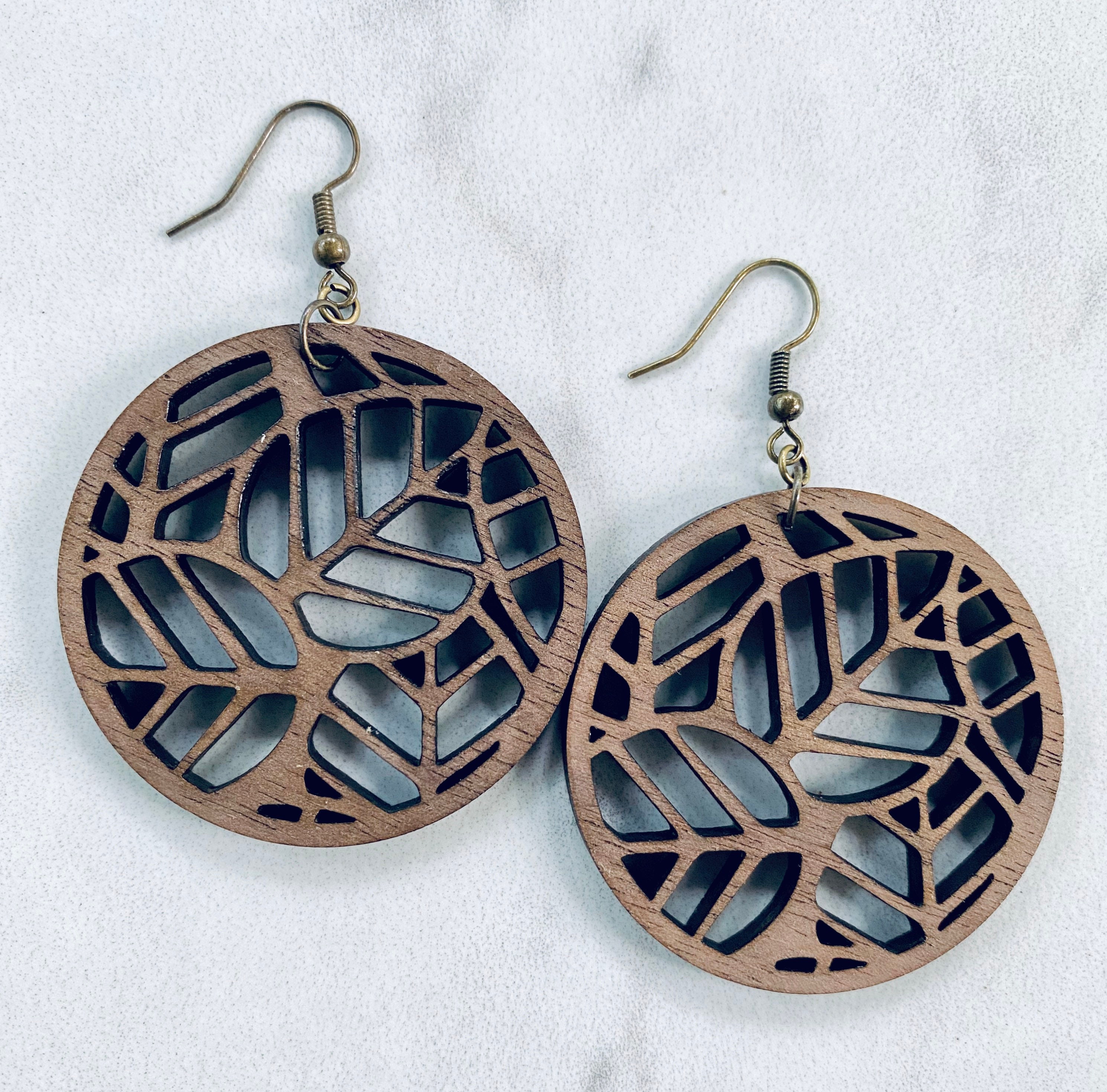 Leaf Earrings view 2