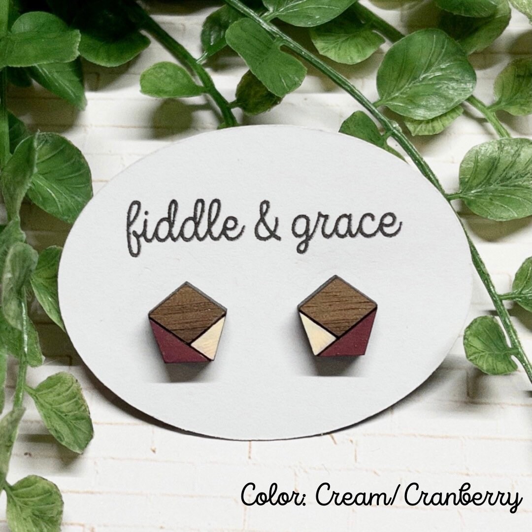 Geometric Earrings view 2