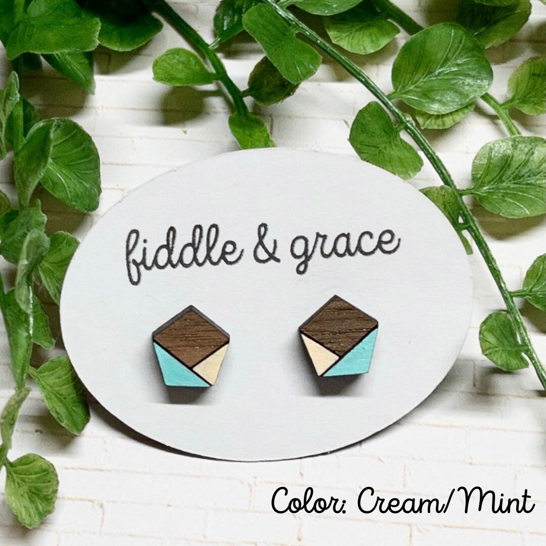 Geometric Earrings view 3