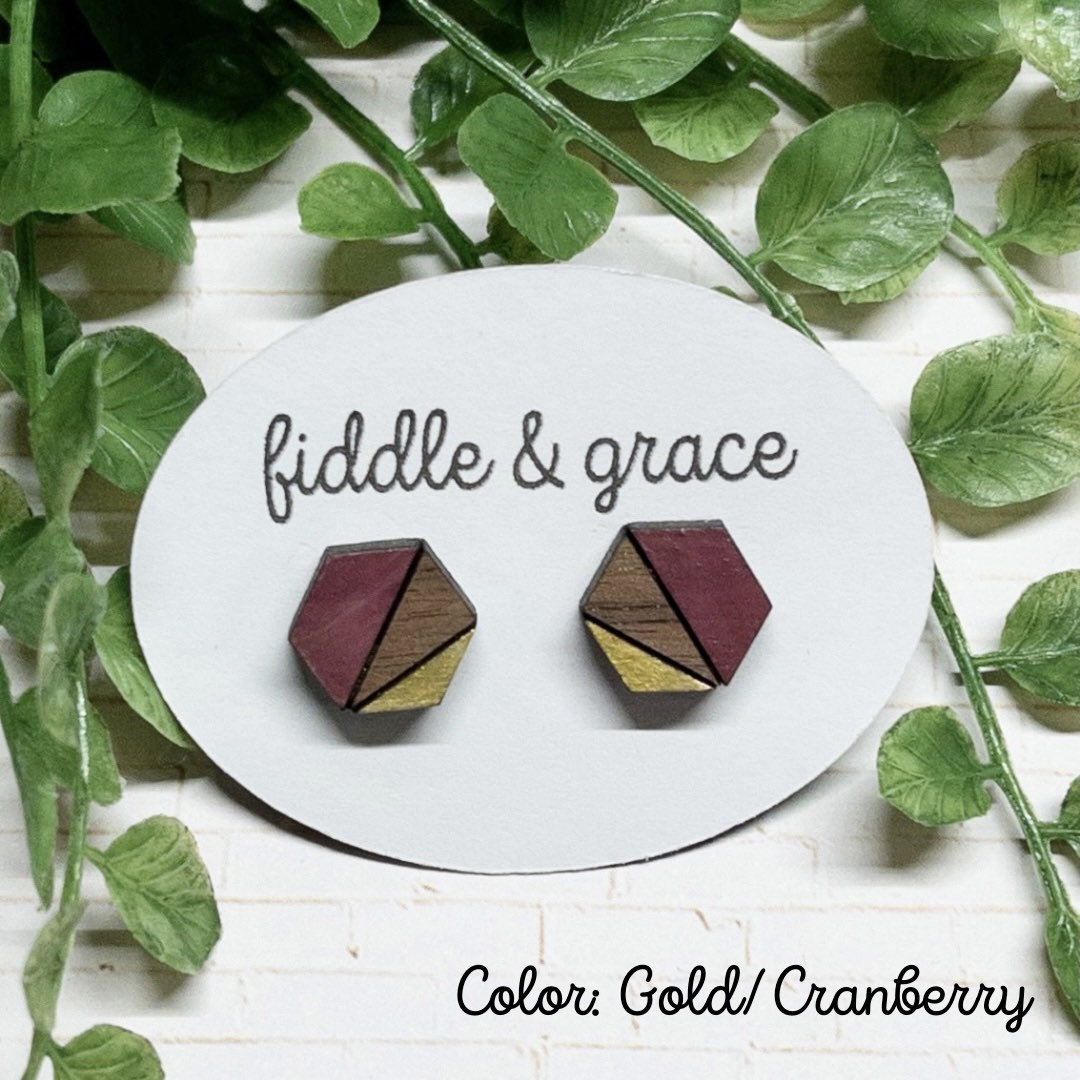 Geometric Earrings view 2