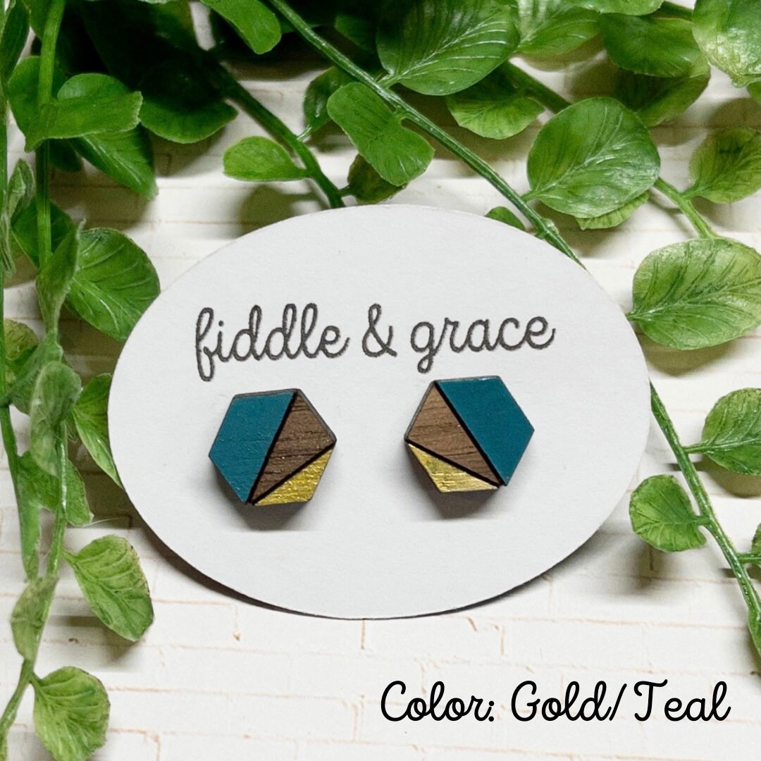 Geometric Earrings view 3