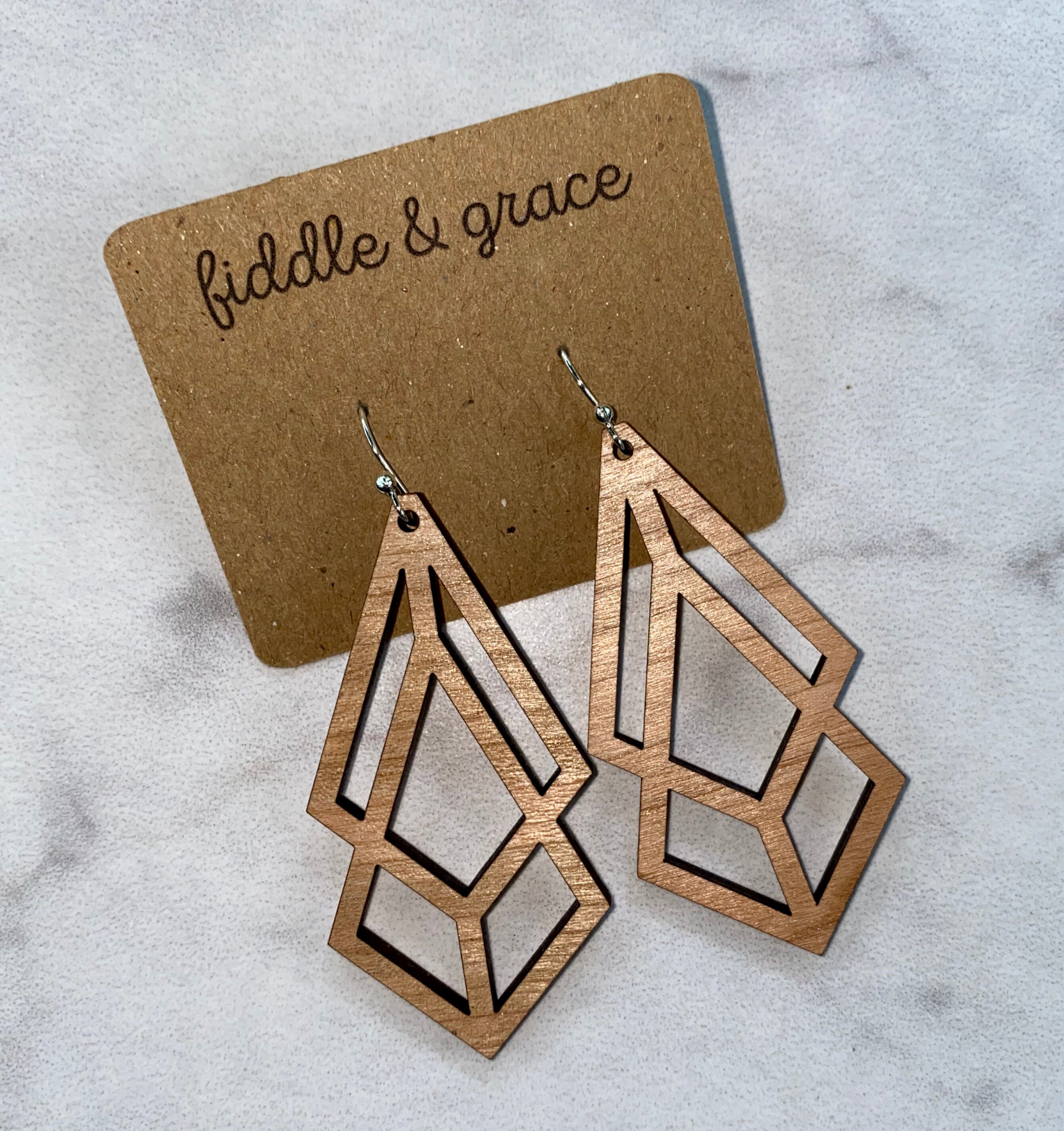 Earrings | Wood Earrings | Wooden Earrings | Wood Jewelry...