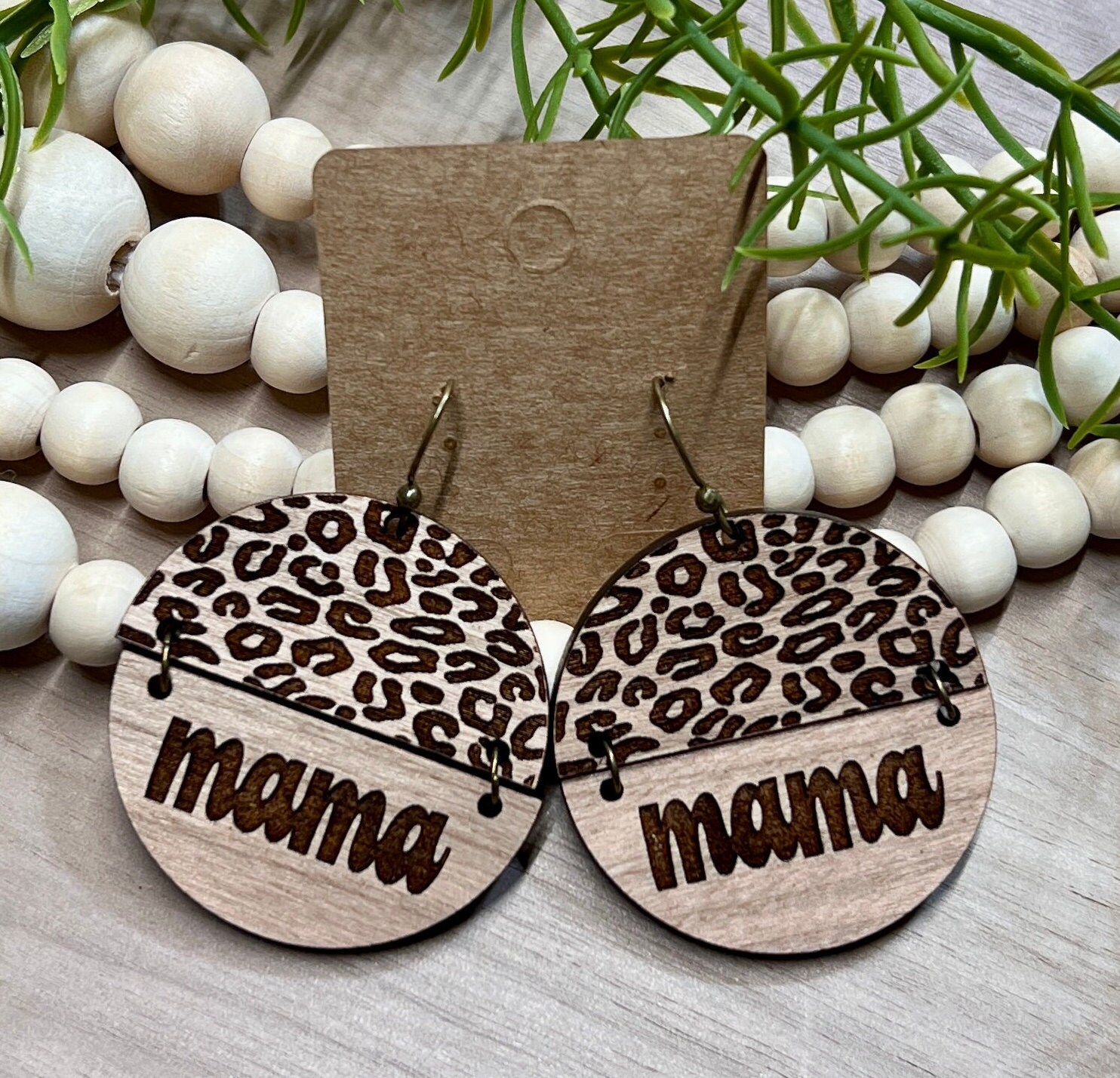 Mama Earrings | Earrings | Leopard Print Earrings | Leopa...