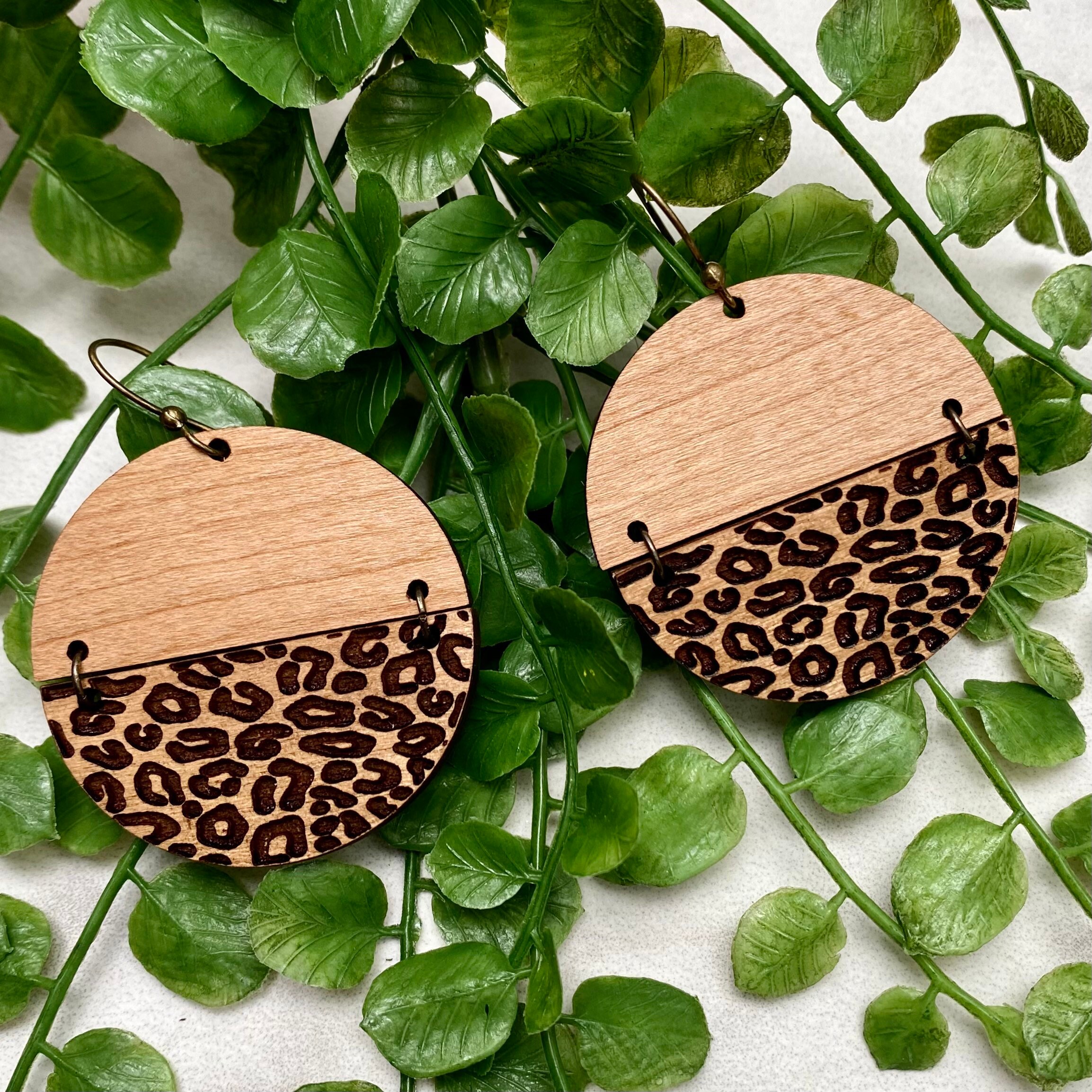 Leopard Earrings view 2