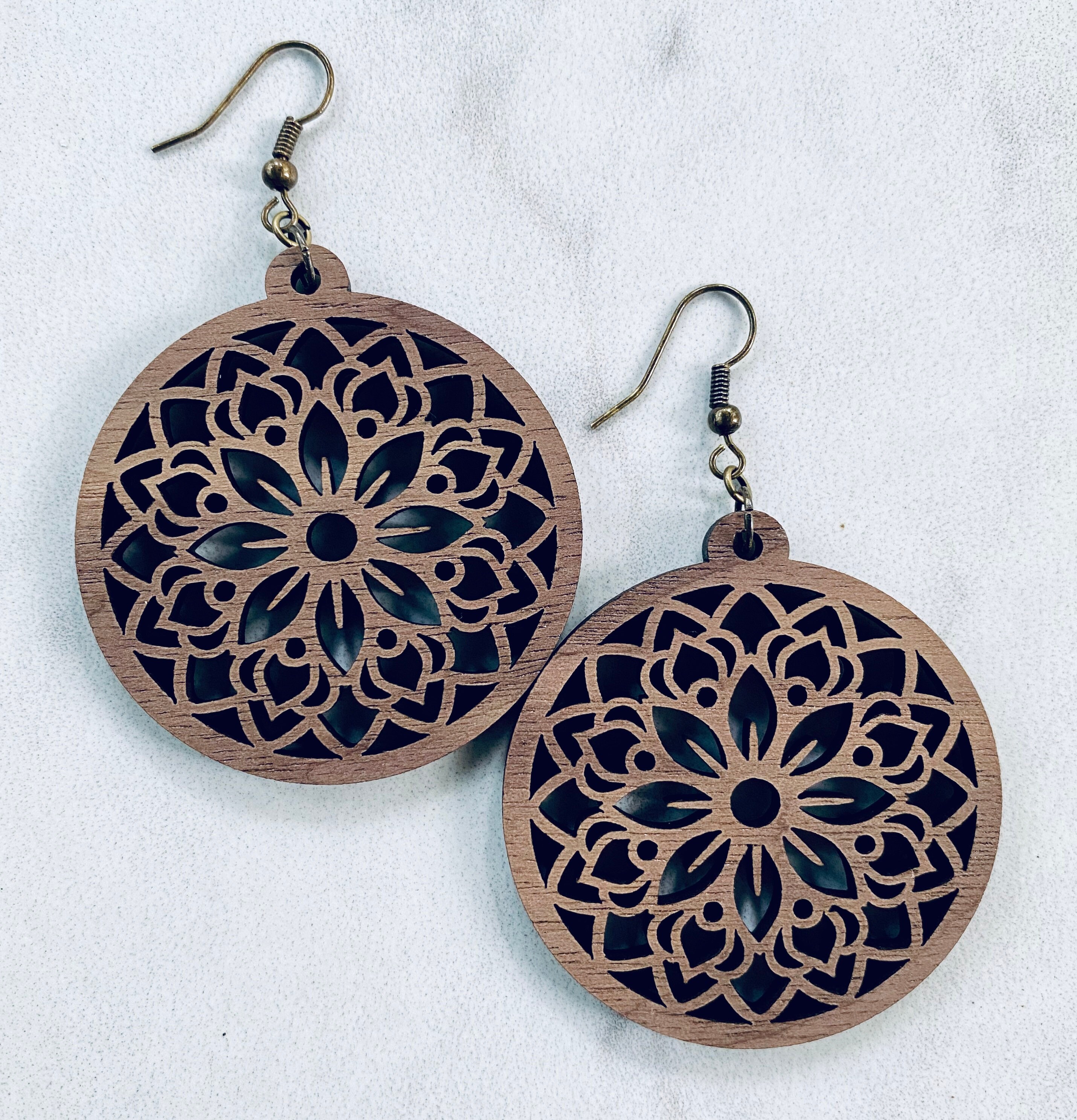 Mandala Earrings view 2