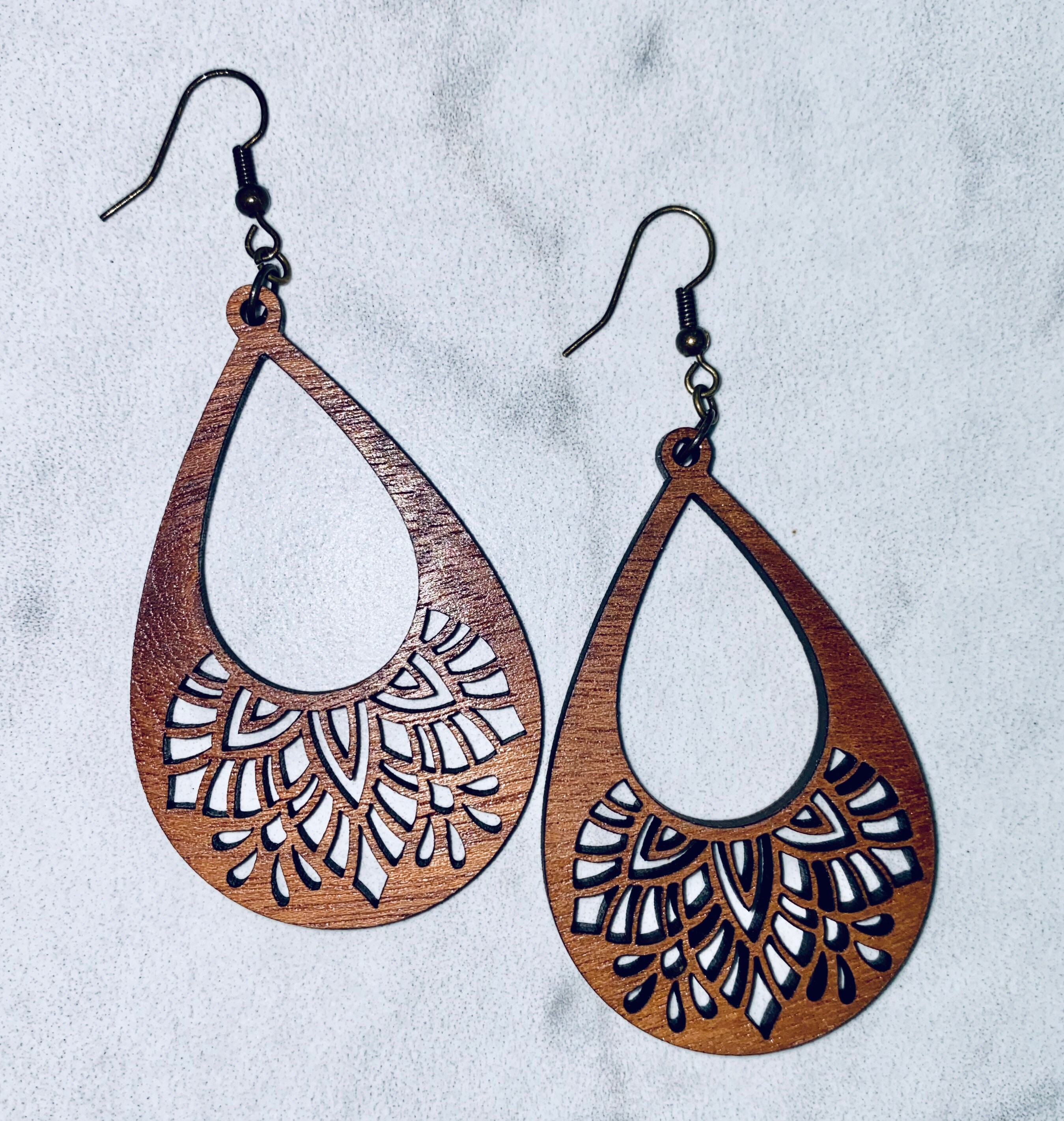 Mandala Earrings view 2