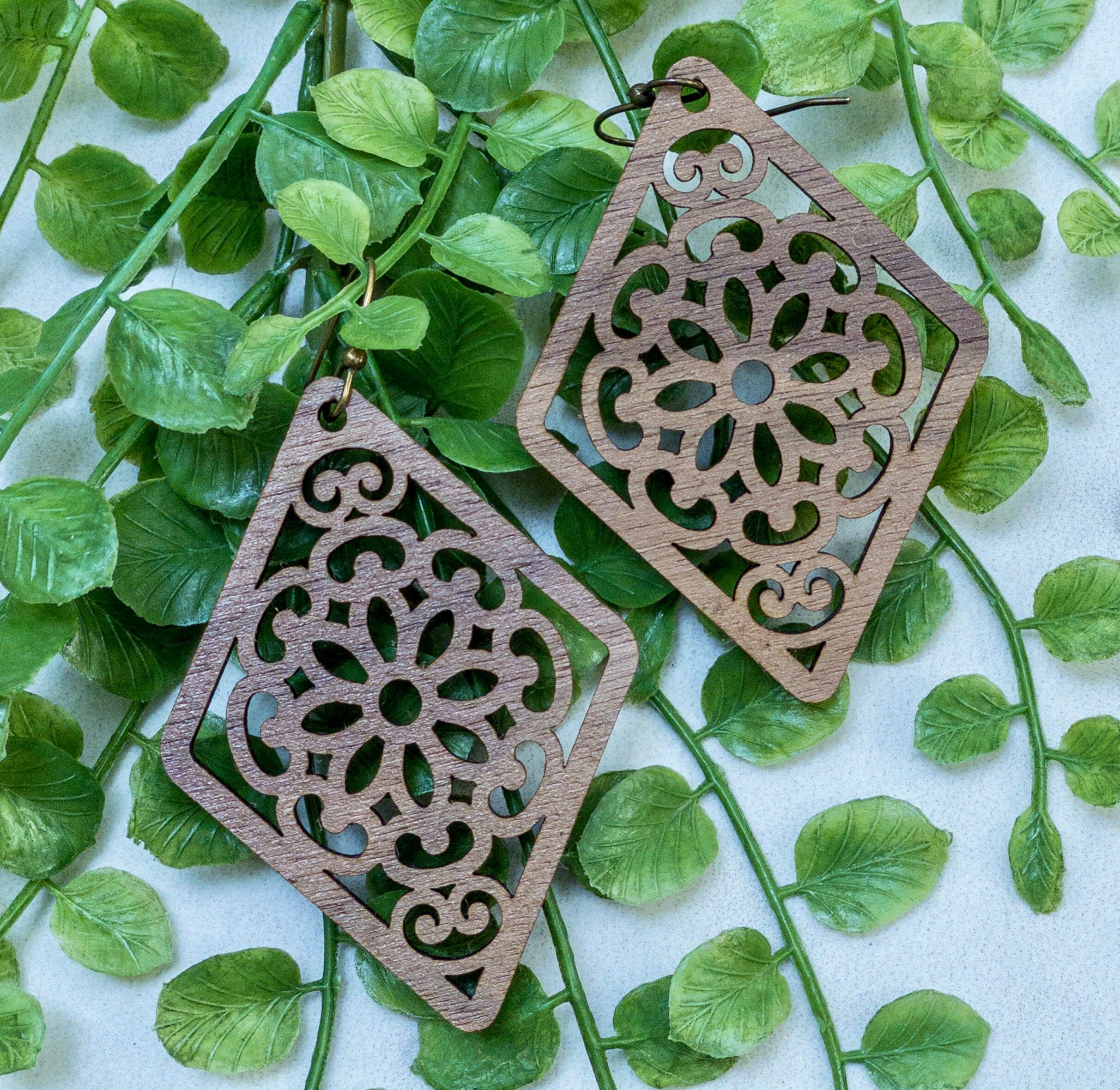 Mandala Earrings view 2