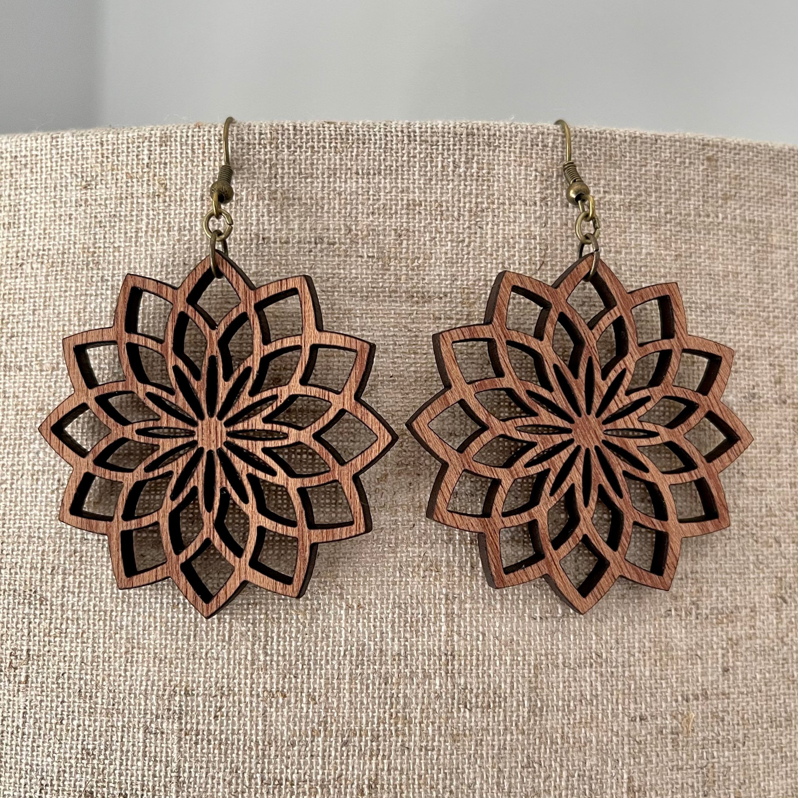 Mandala Earrings view 2