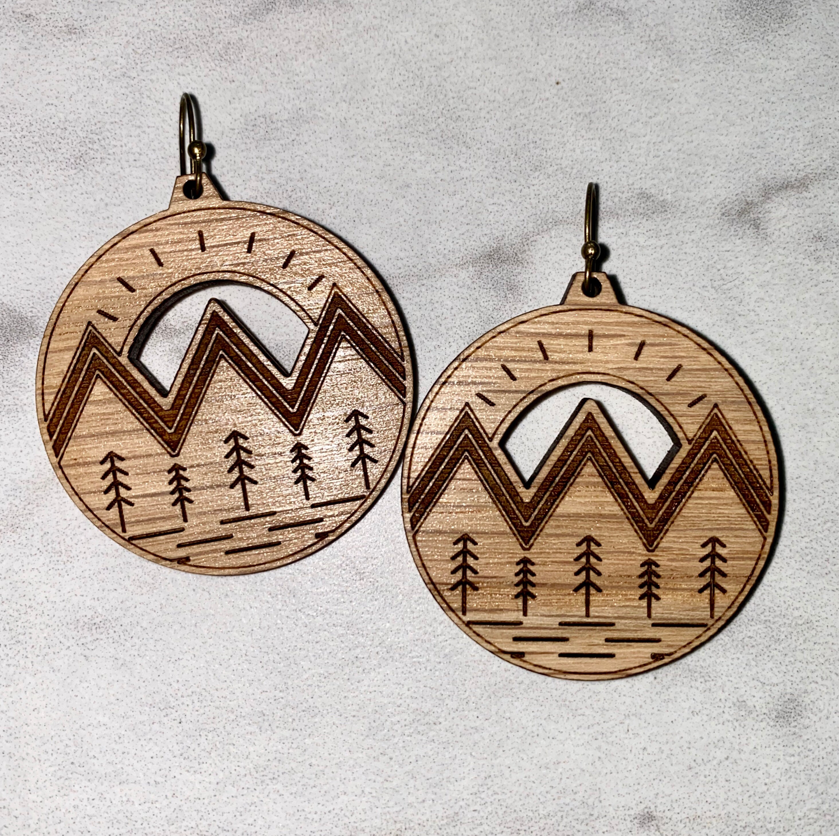 Mountain Earrings view 2
