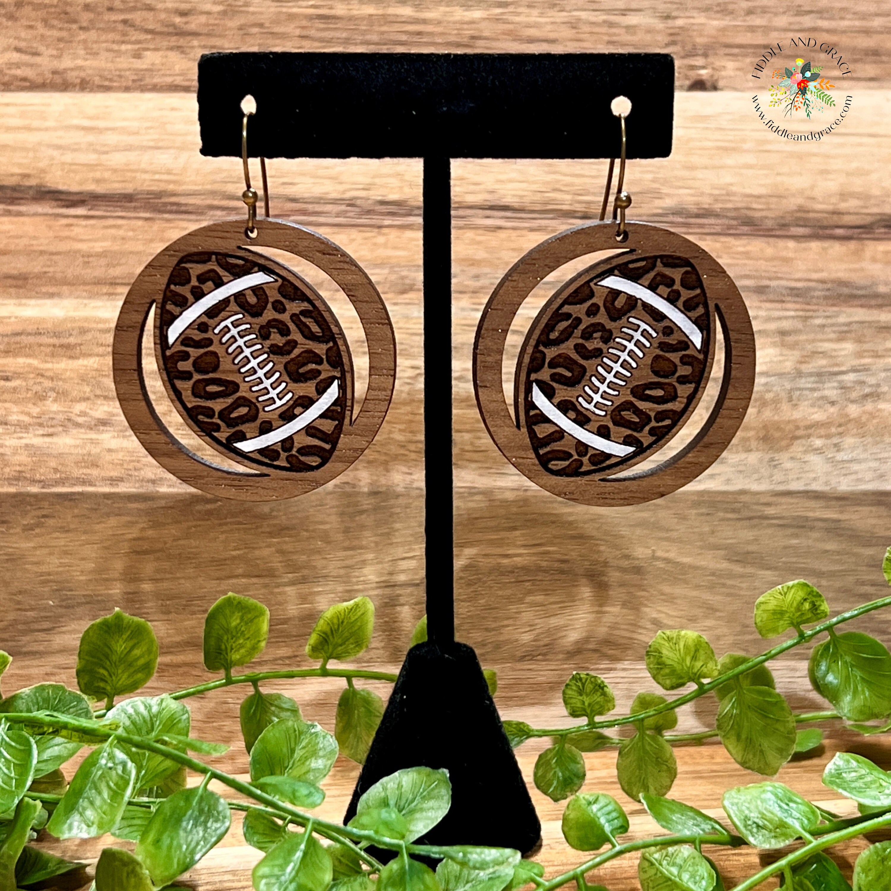 Football Earrings view 2