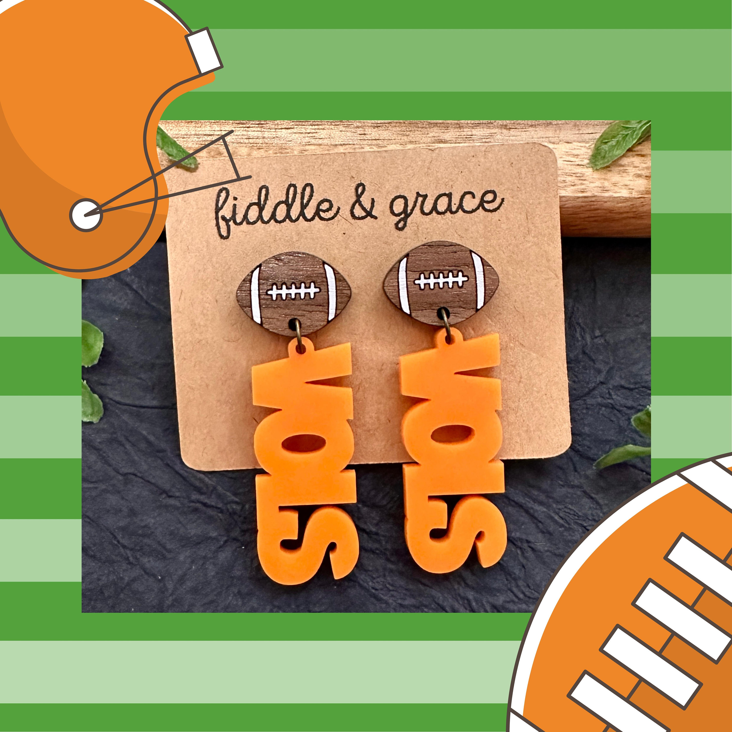 Game Day Earrings | Volunteer Earrings | UT Earrings | Ea...