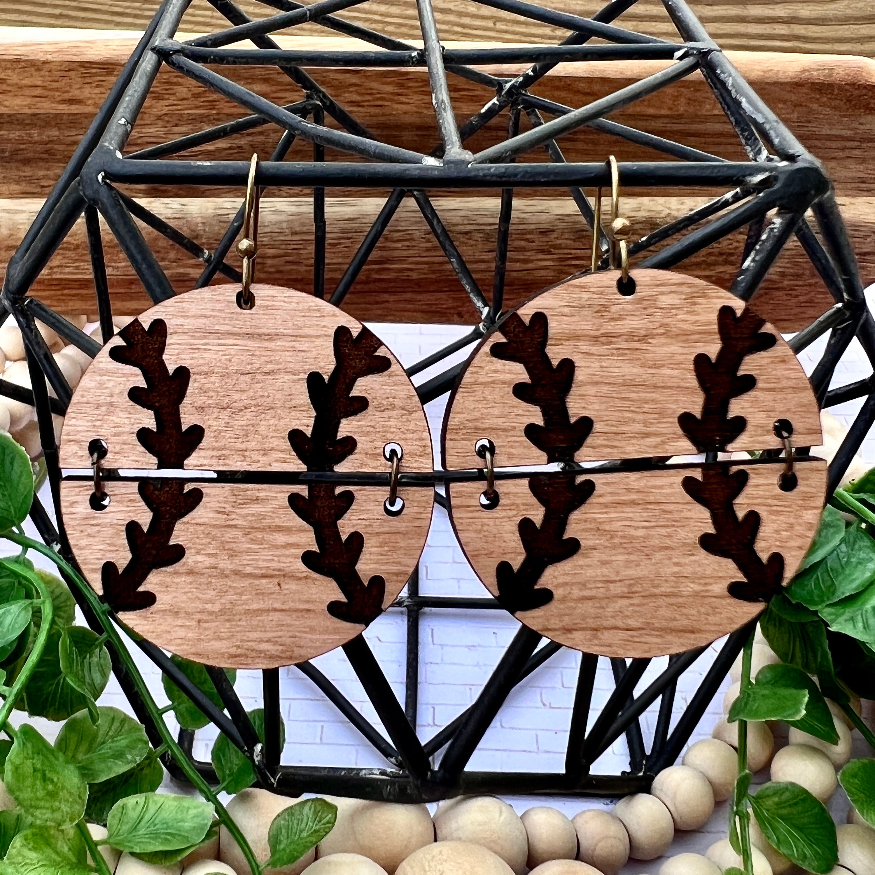 Softball Earrings view 2