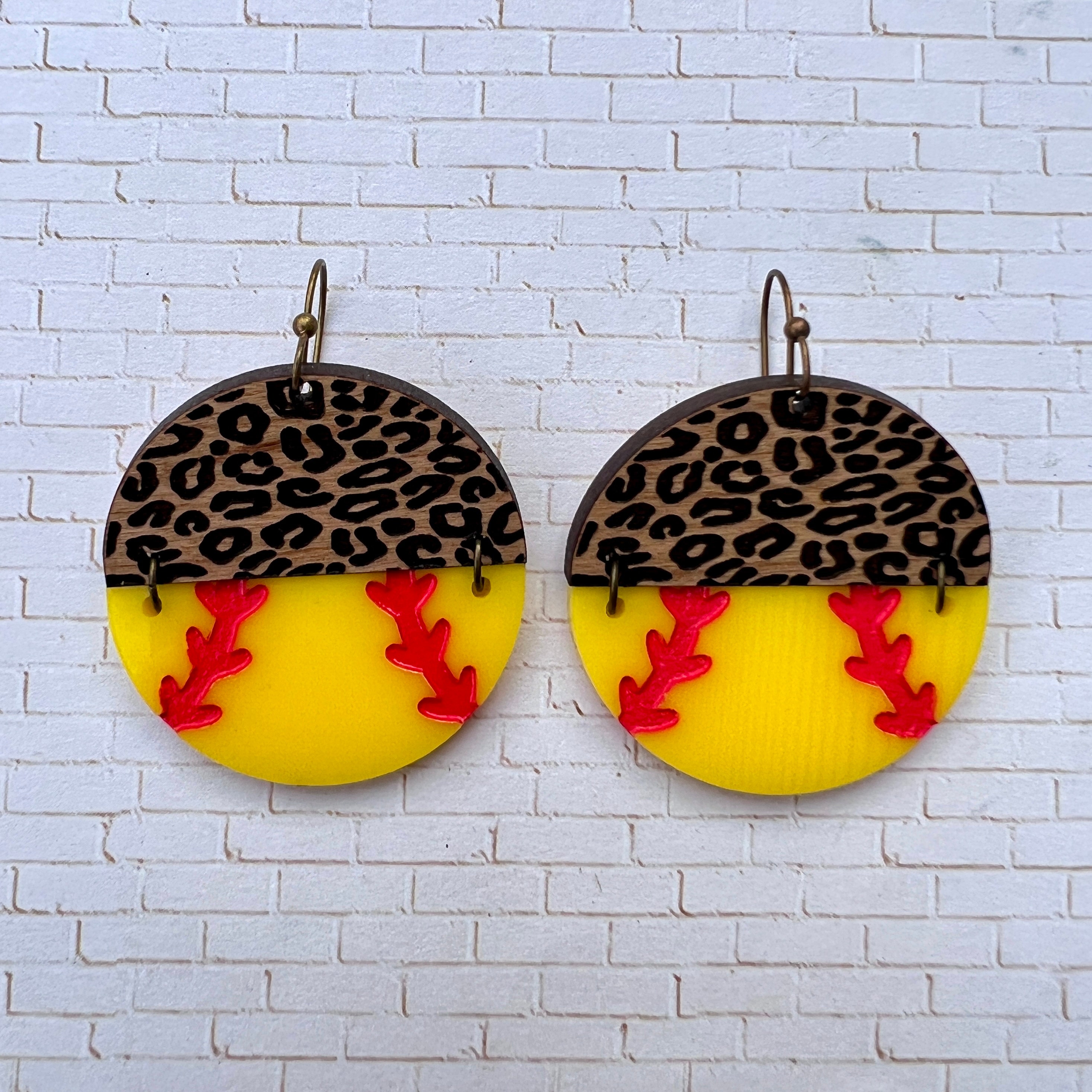 Softball Earrings view 3