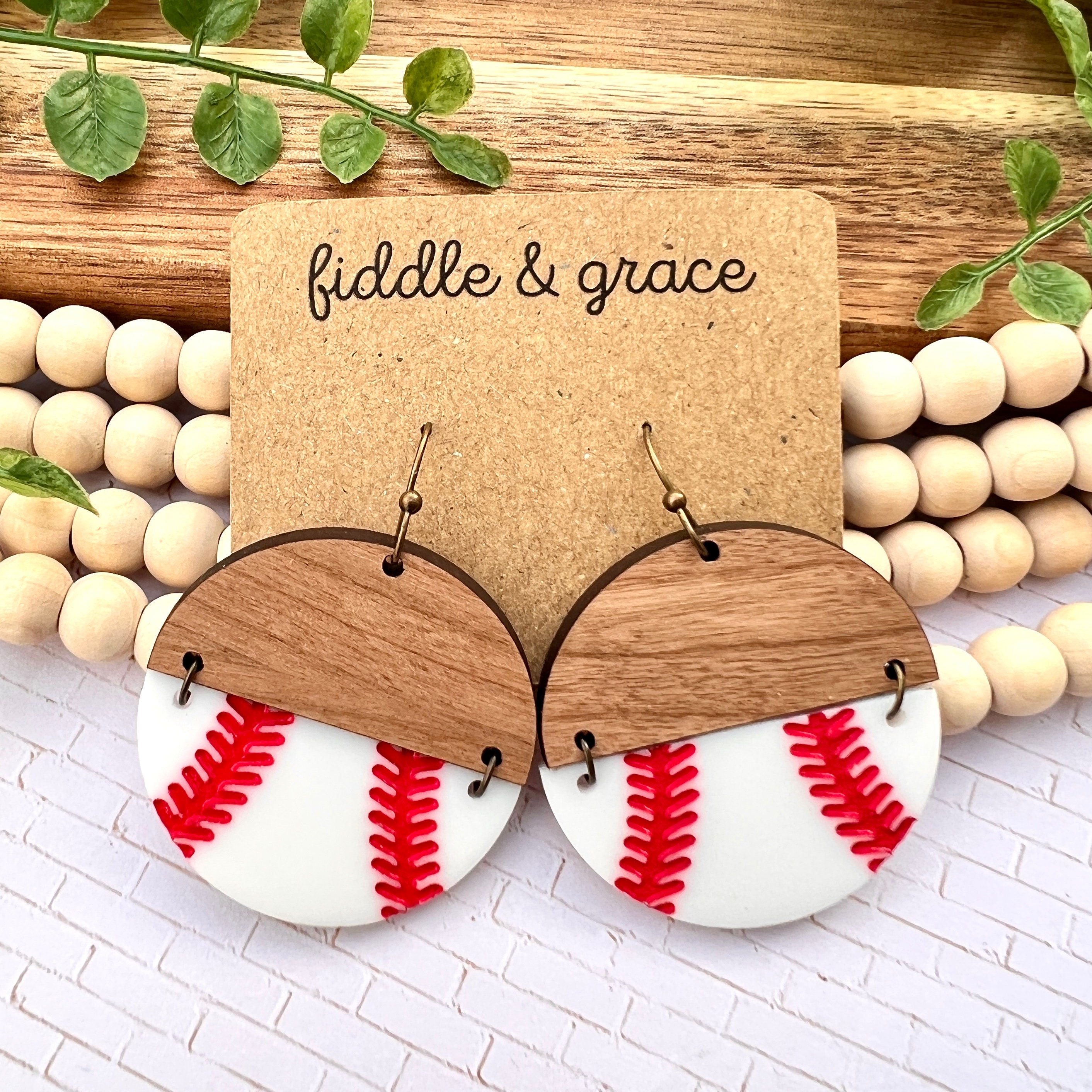 Baseball Earrings | Earrings | Baseball | Baseball Jewelr...